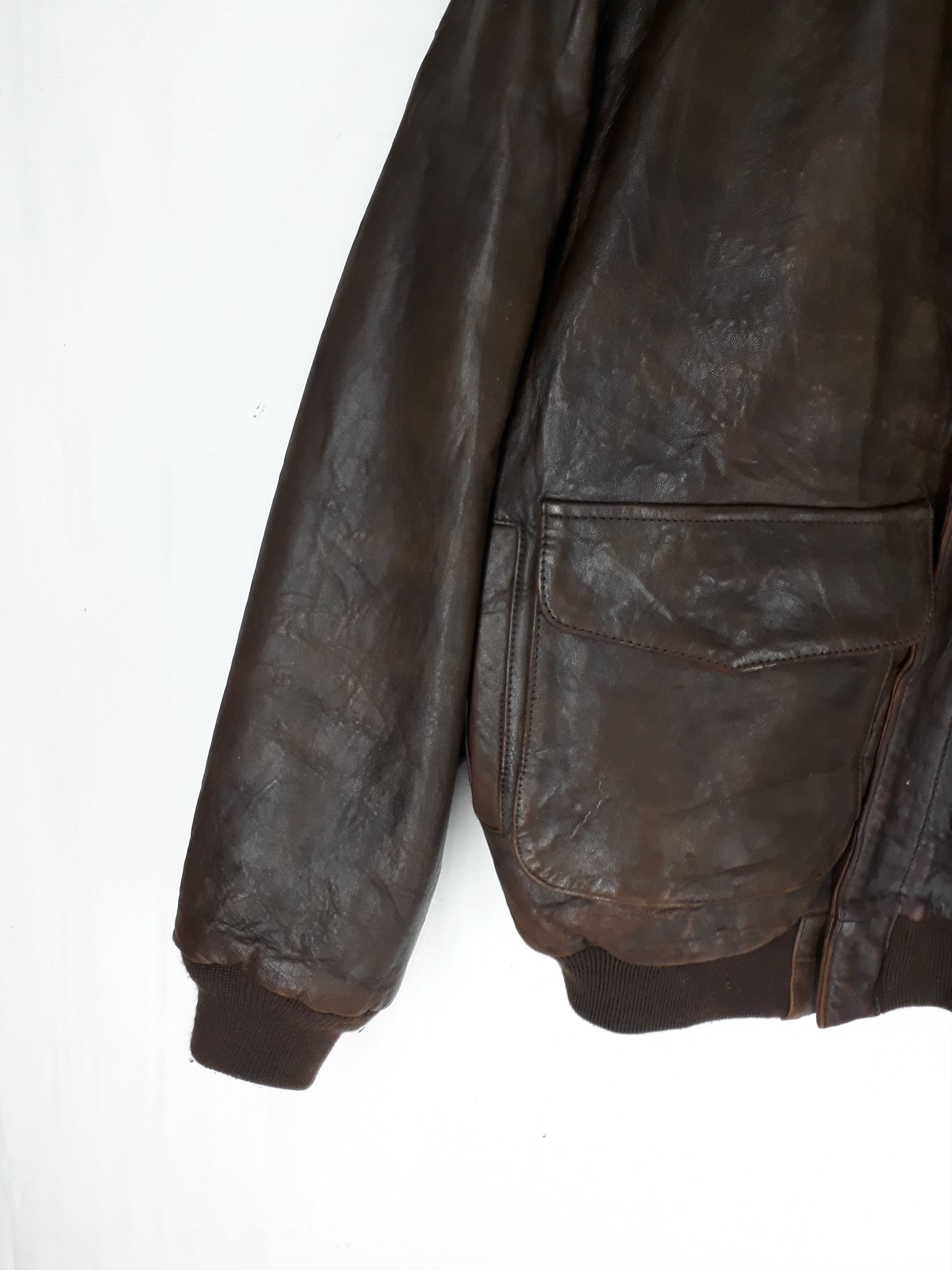 Other Leather A-2 Flight Jacket, "Road to Victory" Size US L / EU 52-54 / 3 - 6 Thumbnail