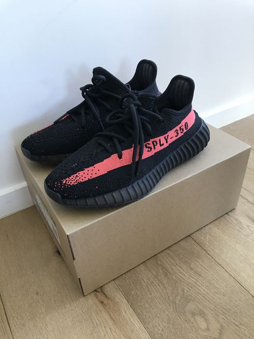 Adidas YEEZY BOOST 350 V2 BLACK RED Size US 6.5 / EU 39-40 - 1 Preview