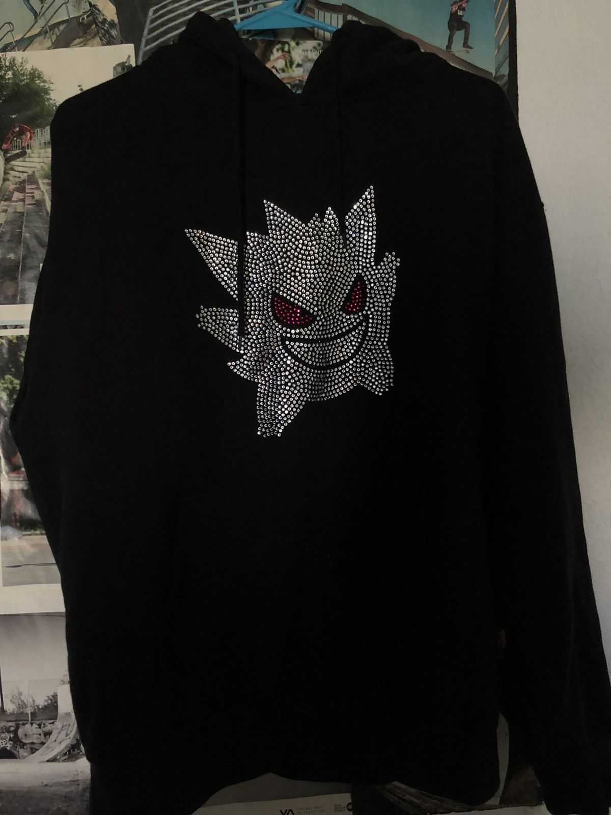 Gengar rhinestone hoodie deals