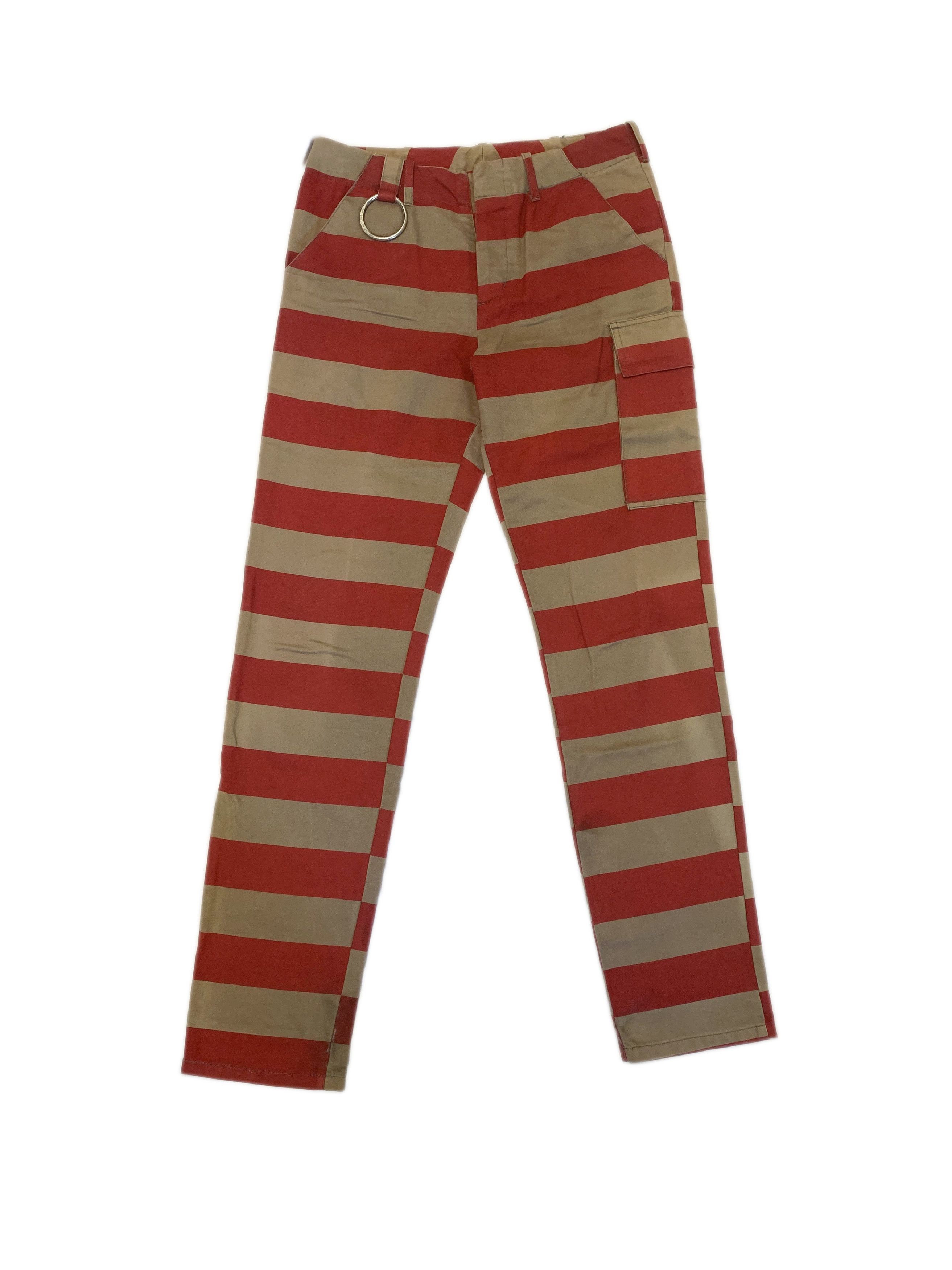 Helmut Lang SS 1996 Cock Ring One Pocket Cargo Prisoner Pants 