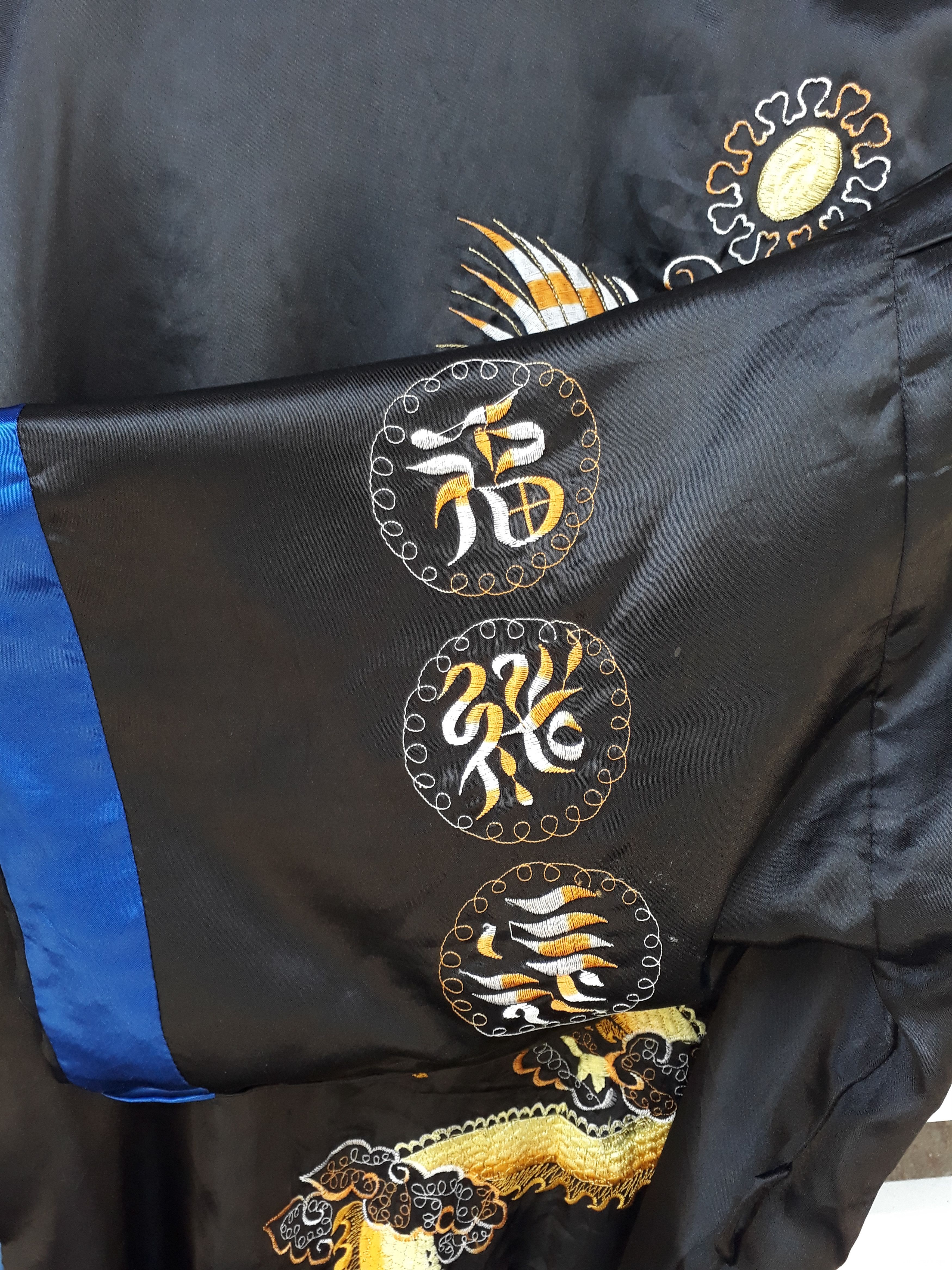 Japanese Brand Kimono Riversible Embroidered Gold Dragon Size US L / EU 52-54 / 3 - 4 Thumbnail