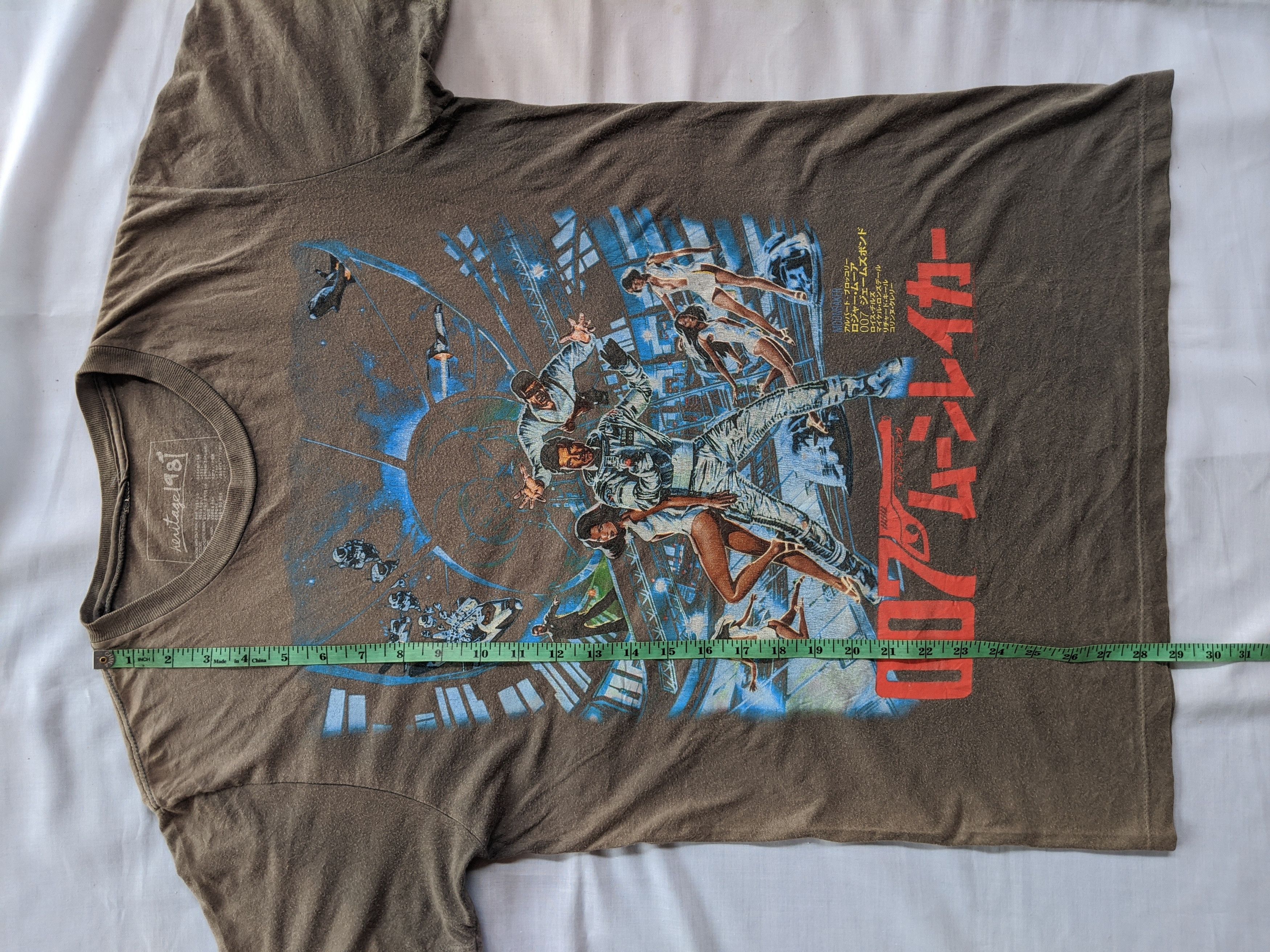 Vintage Movie tee James Bond 007 overprint Size US M / EU 48-50 / 2 - 6 Thumbnail