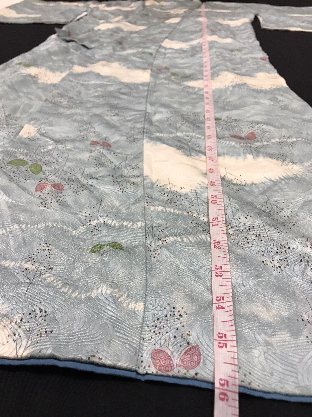 Japanese Brand VINTAGE JAPANESE LONG KIMONO CRANE KOMON SILK LINING Size US S / EU 44-46 / 1 - 6 Thumbnail