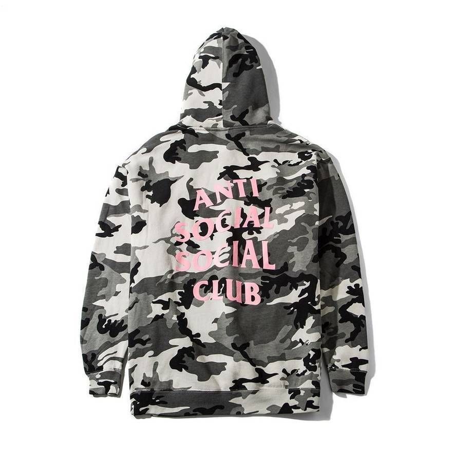 Anti Social Social Club Anti Social Social Club Snow Camo Pink Hoodie ASSC DS Grailed