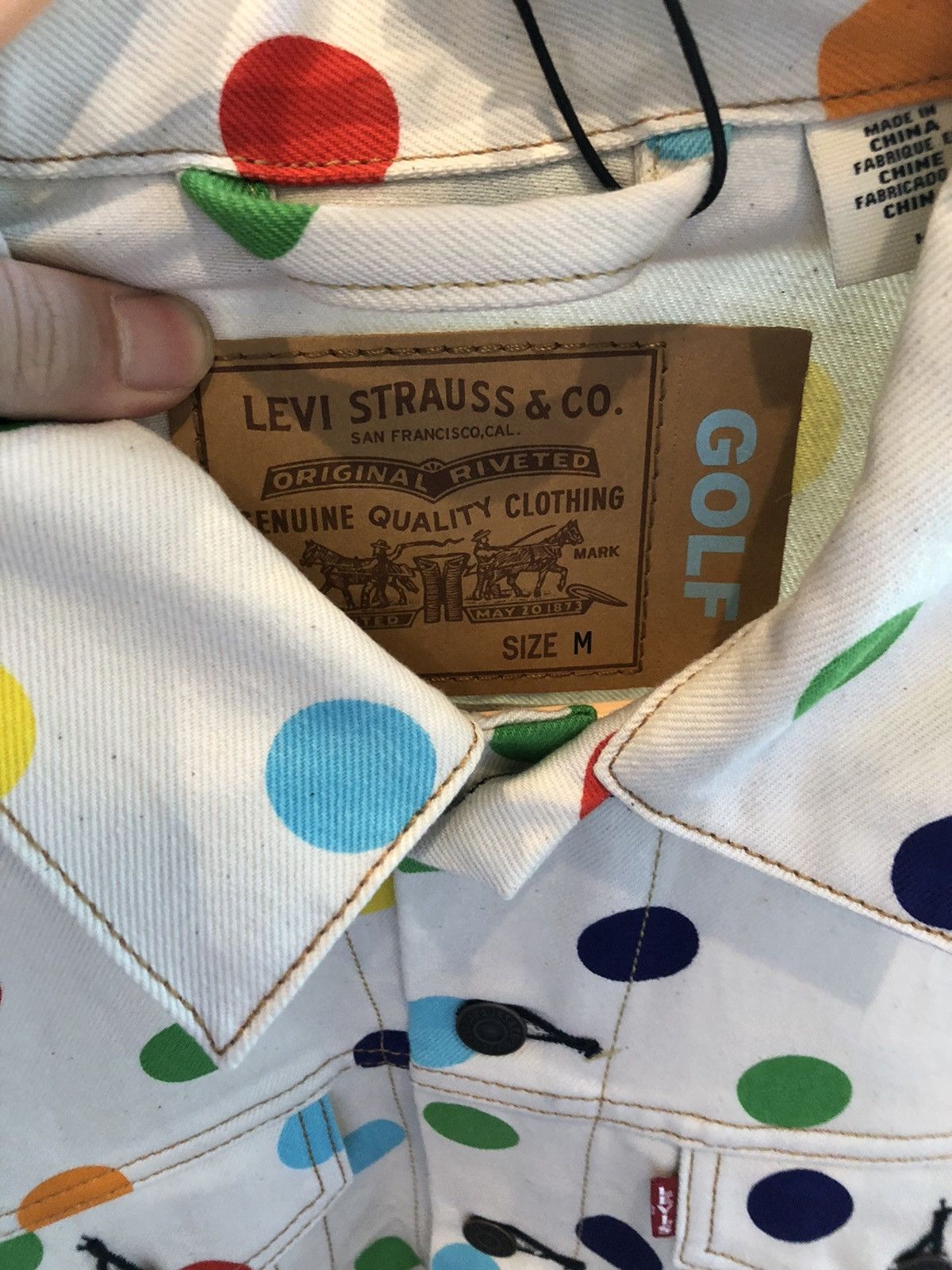 Golf Wang × Levi's Golf Wang X Levi's 501 jacket Size US M / EU 48-50 / 2 - 6 Thumbnail