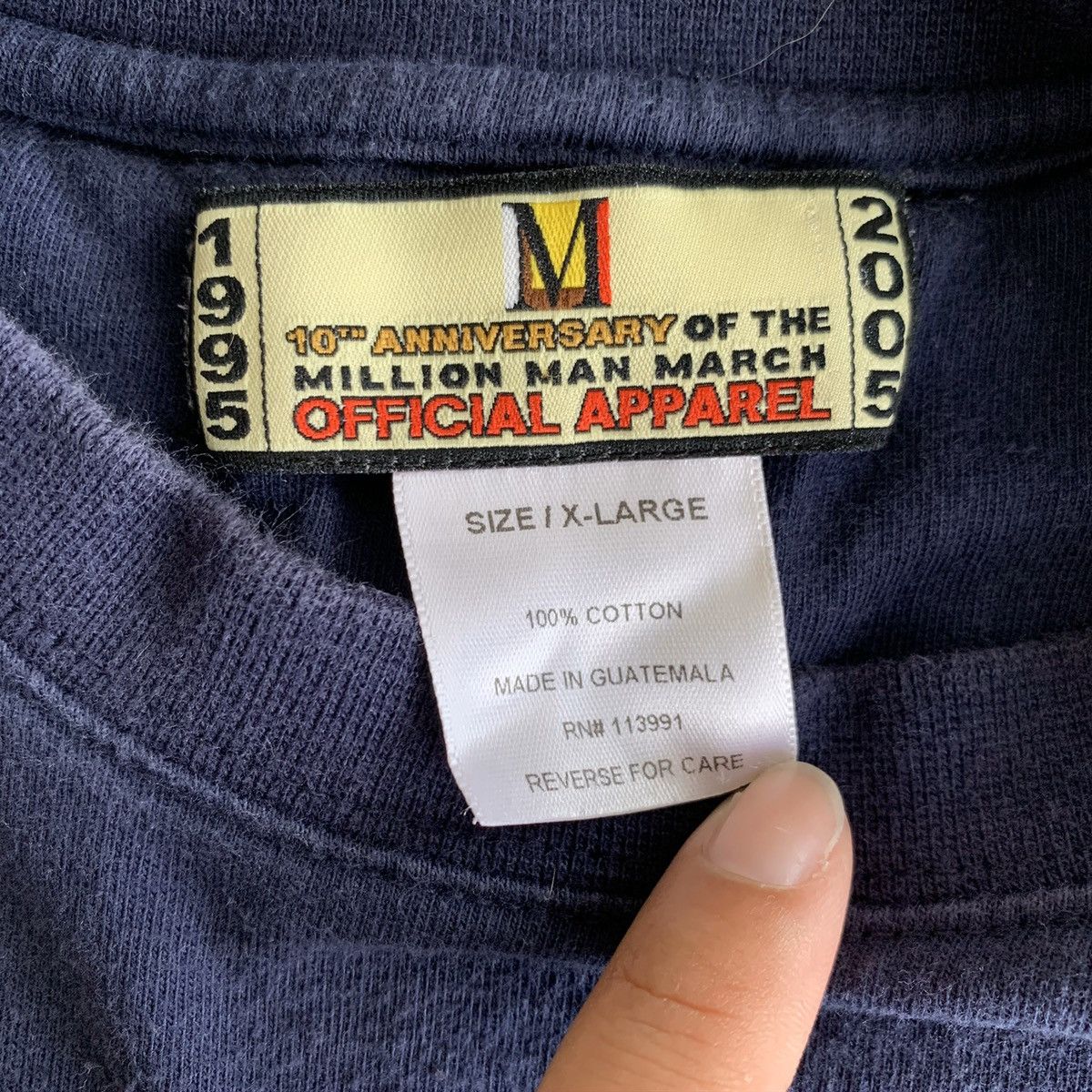 Vintage Vintage million man March 10th anniversary tee XL Size US XL / EU 56 / 4 - 6 Thumbnail