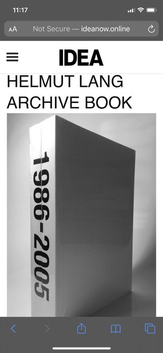 Helmut Lang Archive 1986-2005 retrospective book set | Grailed