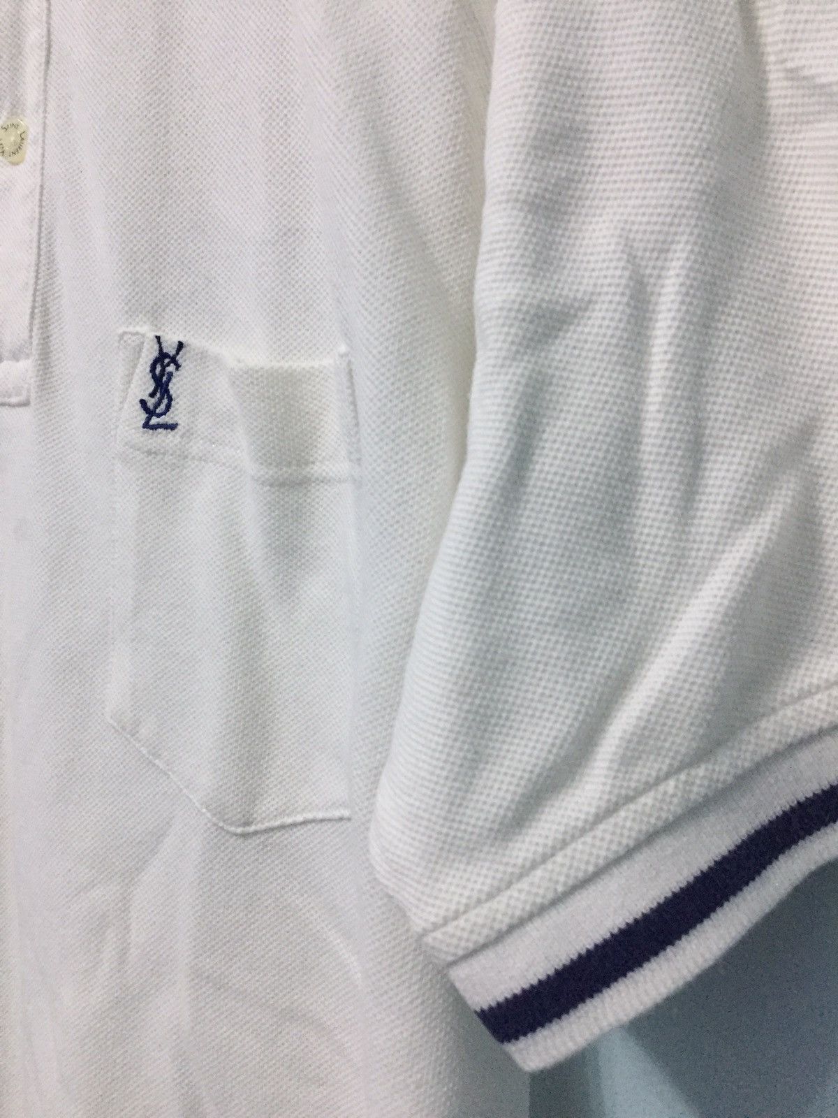 Vintage × Yves Saint Laurent YSL polo Shirt Single Pocket Size US L / EU 52-54 / 3 - 2 Thumbnail