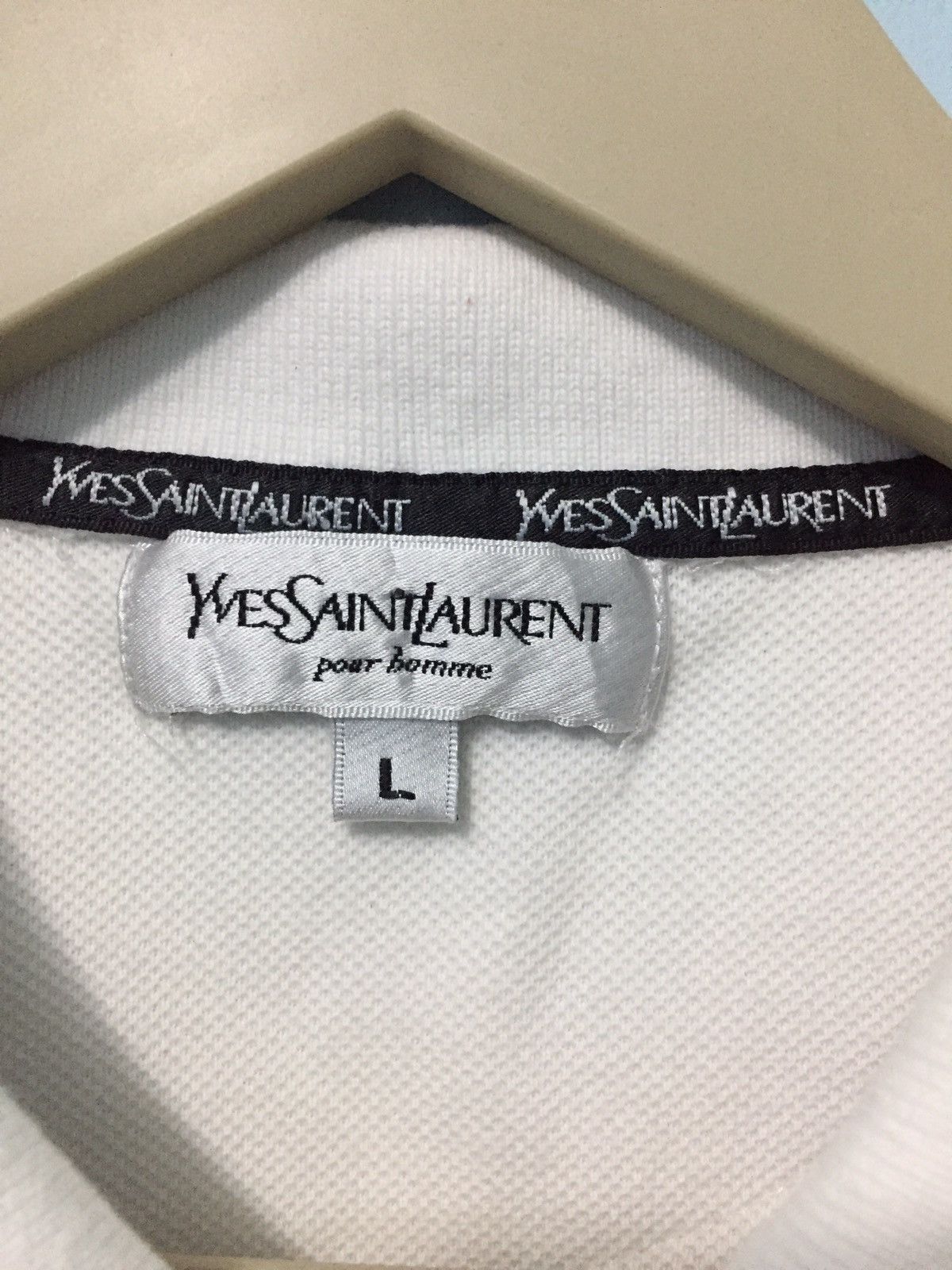 Vintage × Yves Saint Laurent YSL polo Shirt Single Pocket Size US L / EU 52-54 / 3 - 6 Thumbnail