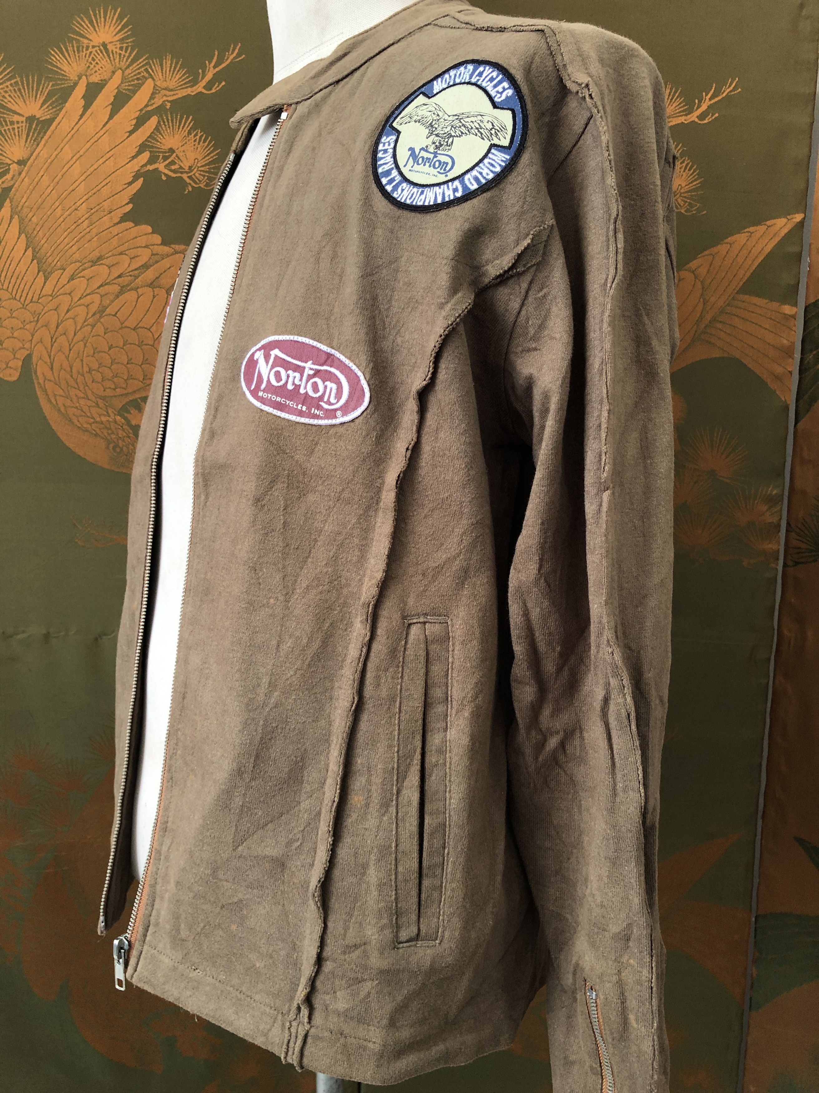 Norton Vintage Norton Motorcycles Jacket (code:F) Size US L / EU 52-54 / 3 - 4 Thumbnail
