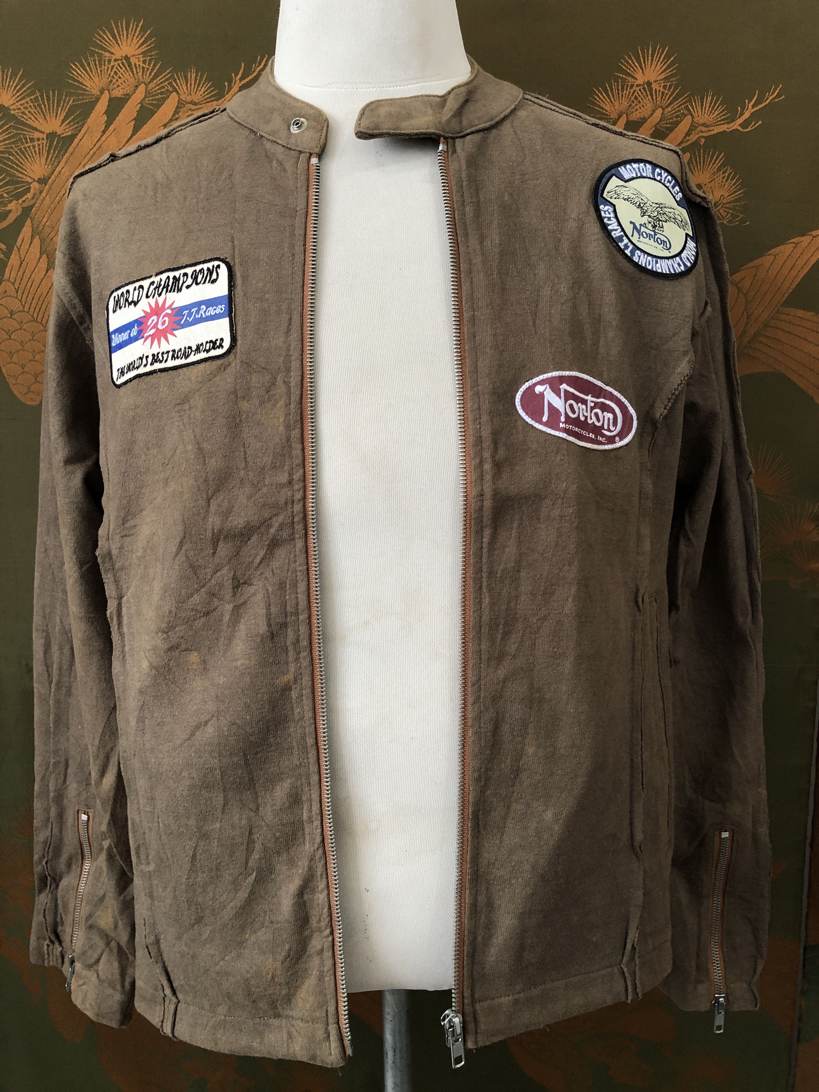 Norton Vintage Norton Motorcycles Jacket (code:F) Size US L / EU 52-54 / 3 - 1 Thumbnail