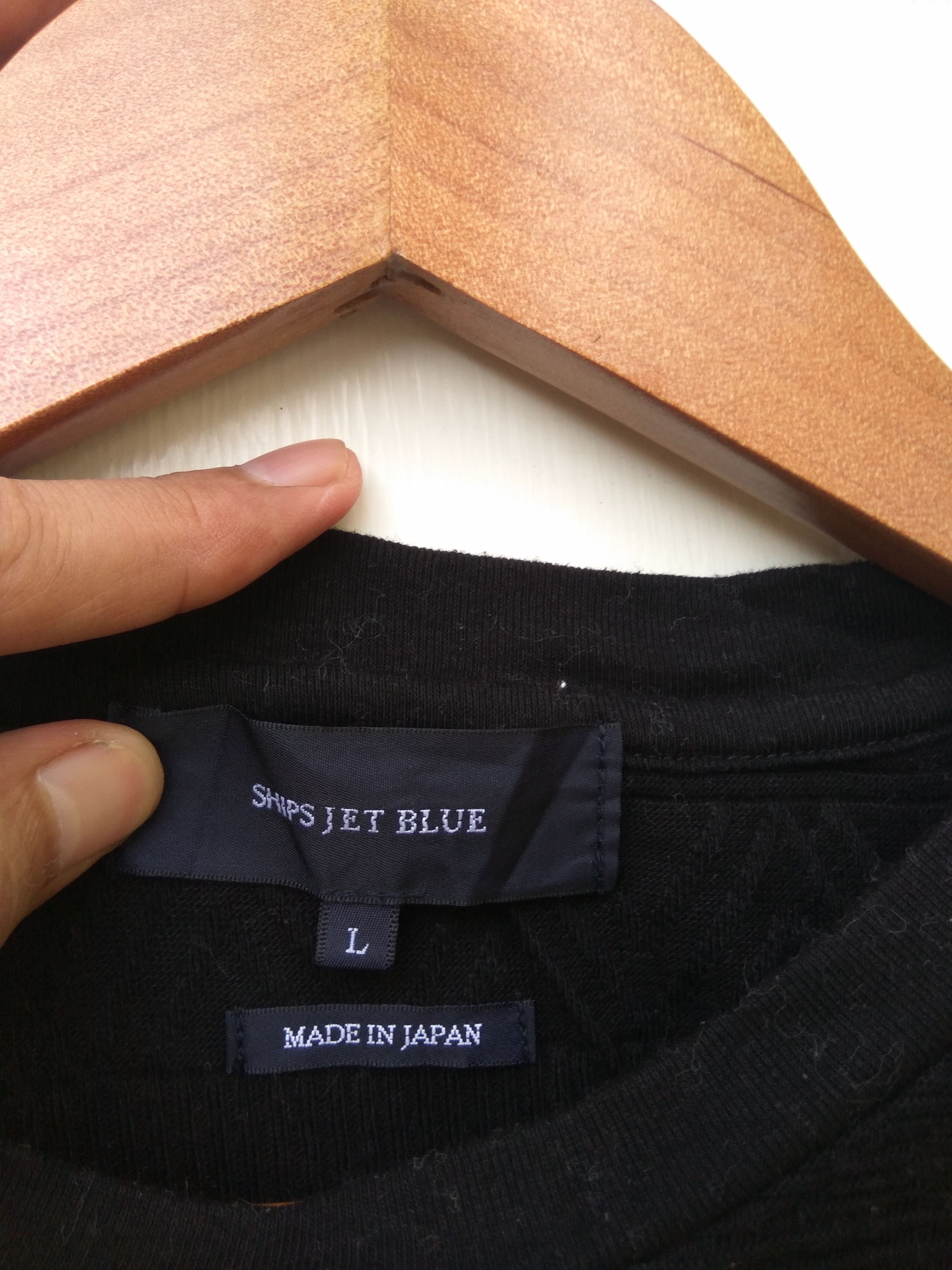 SHIPS × Ships Jet Blue SHIPS Jet Blue Japan knitted tribal stripes t shirt Size US M / EU 48-50 / 2 - 4 Thumbnail