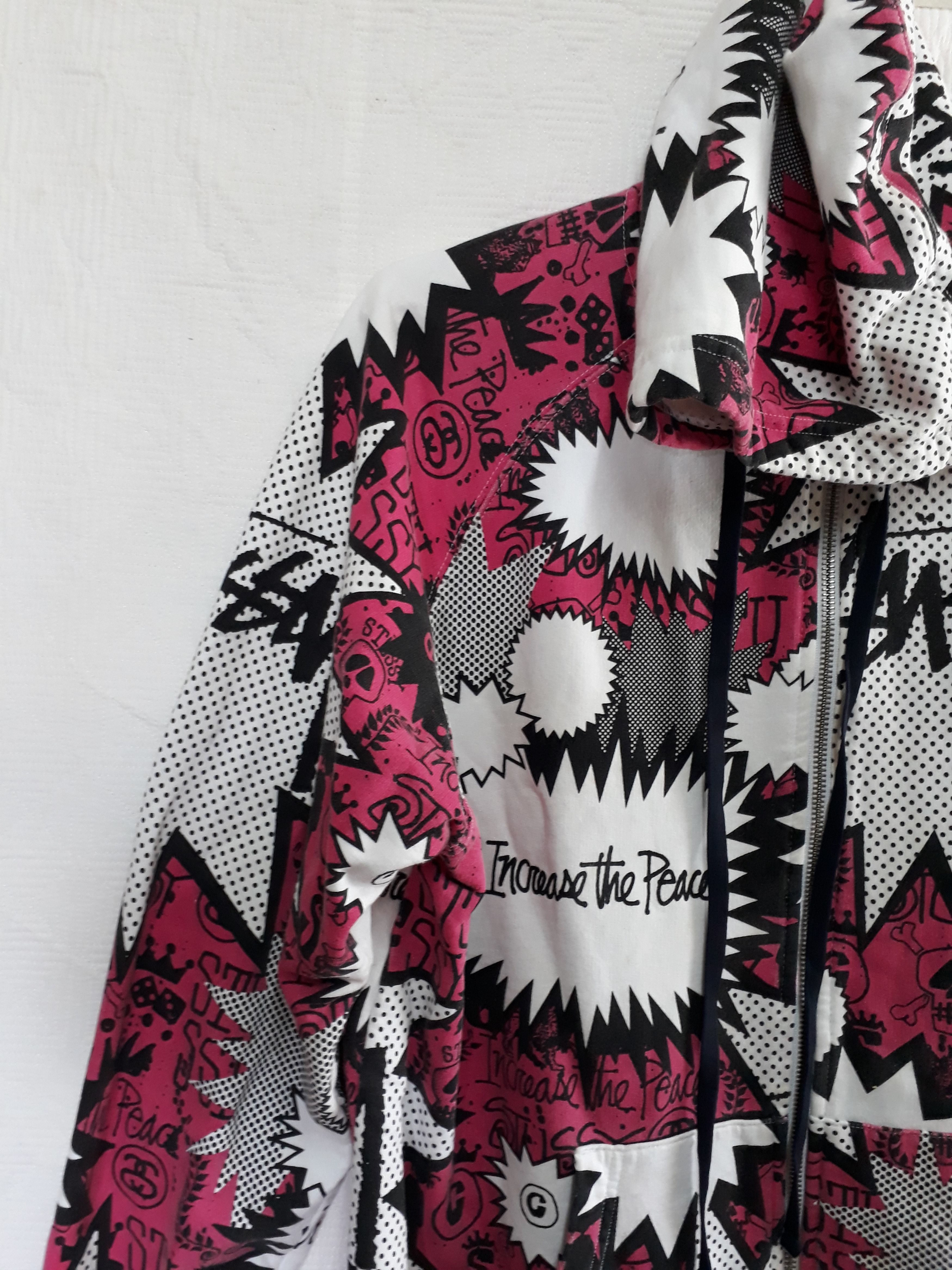 Stussy Rare design Fullprint stussy Size US L / EU 52-54 / 3 - 5 Thumbnail