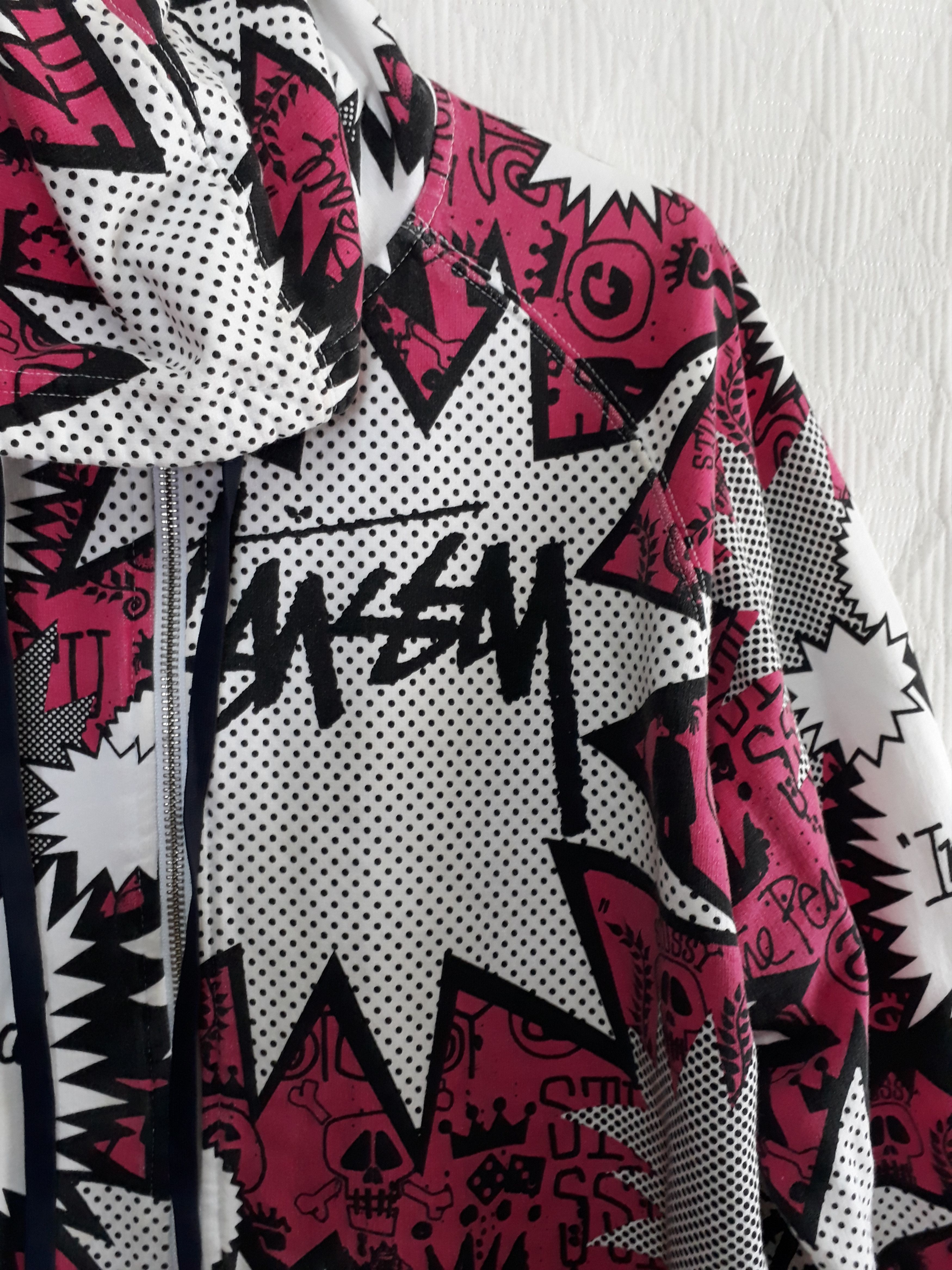 Stussy Rare design Fullprint stussy Size US L / EU 52-54 / 3 - 7 Thumbnail