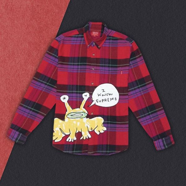 Supreme Supreme Daniel Johnston Plaid Shirt 👔 | Grailed