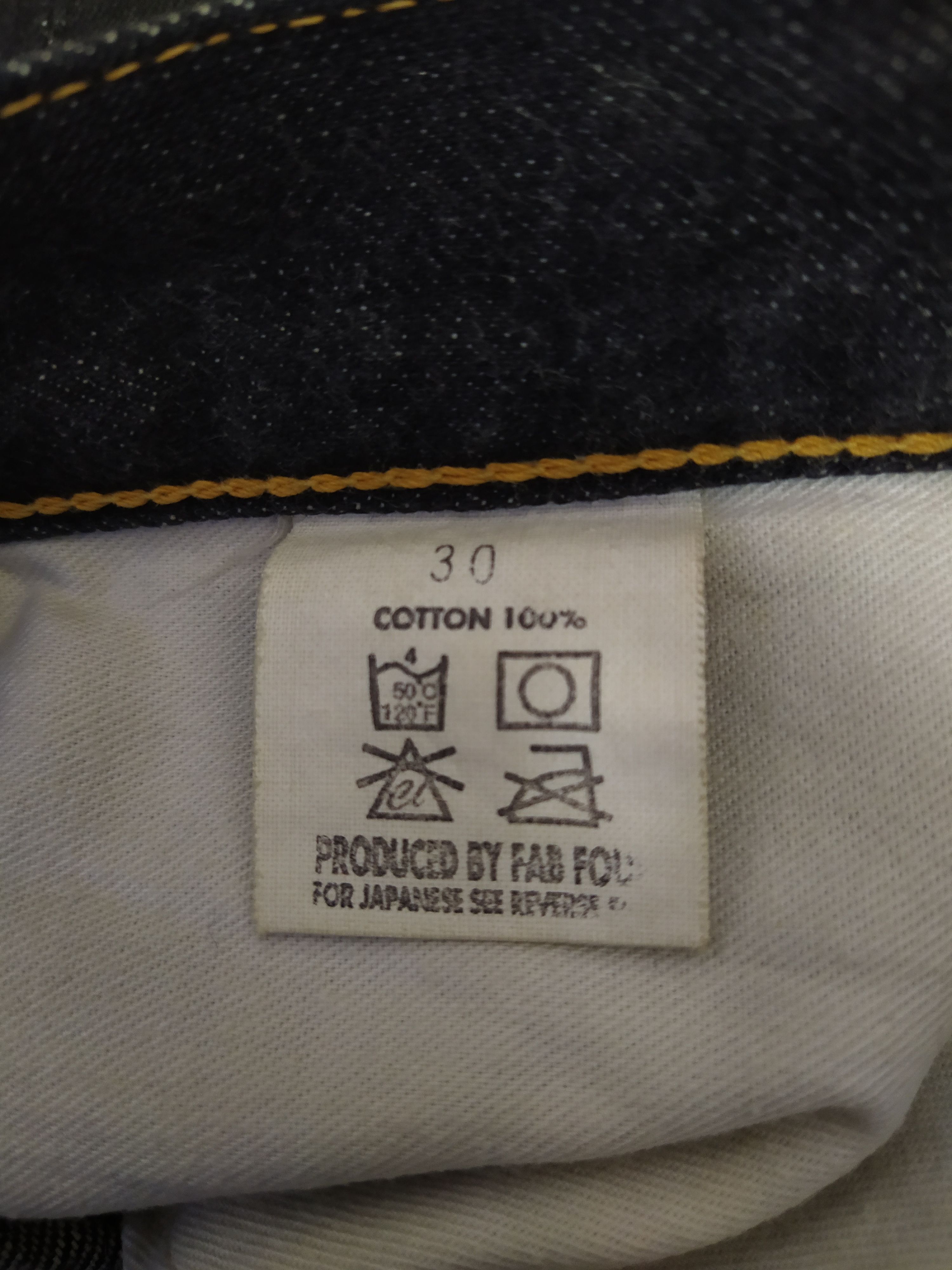 Other FAB FOUR SKULL ALCHEMIST Japan Selvedge DENIM (B266) w29 Size US 29 - 7 Thumbnail