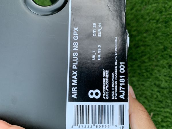 nike air max plus ns gpx grey