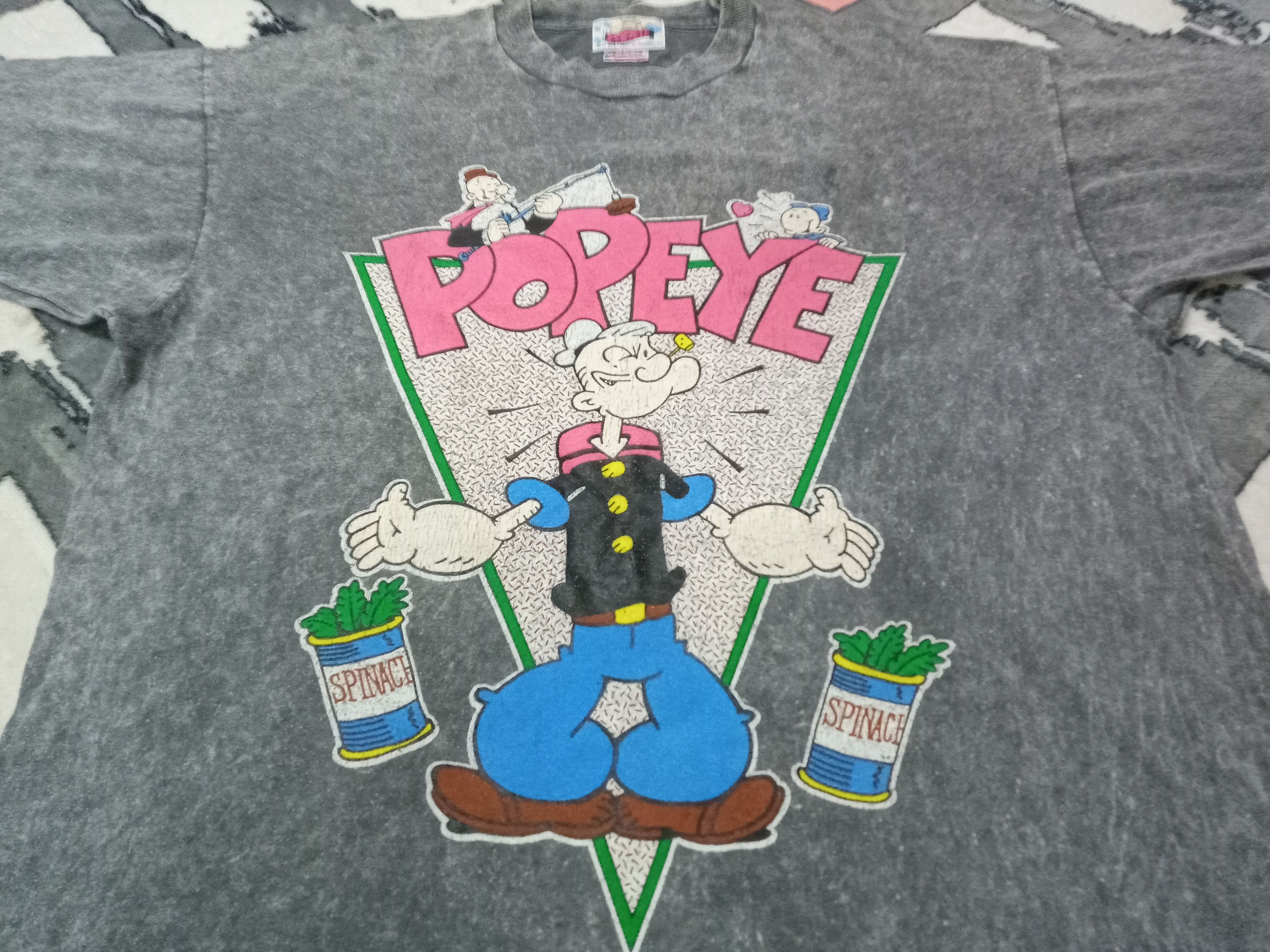 Vintage Vintage Popeye cartoon t shirt Grailed