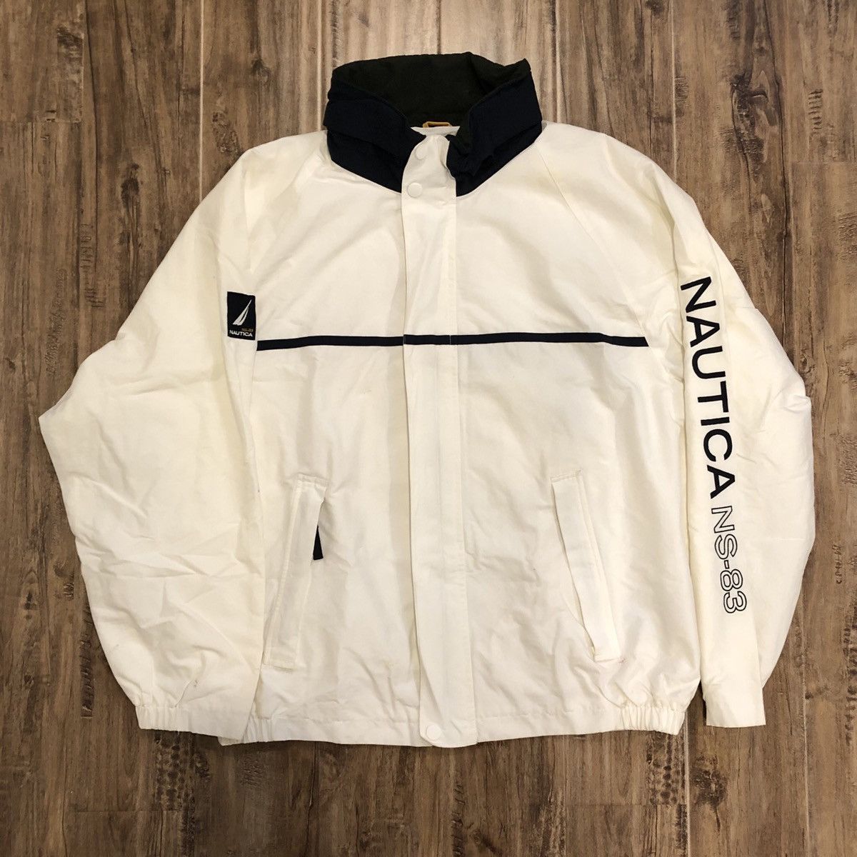 Nautica × Vintage Vintage Nautica NS-83 Spellout Jacket | Grailed