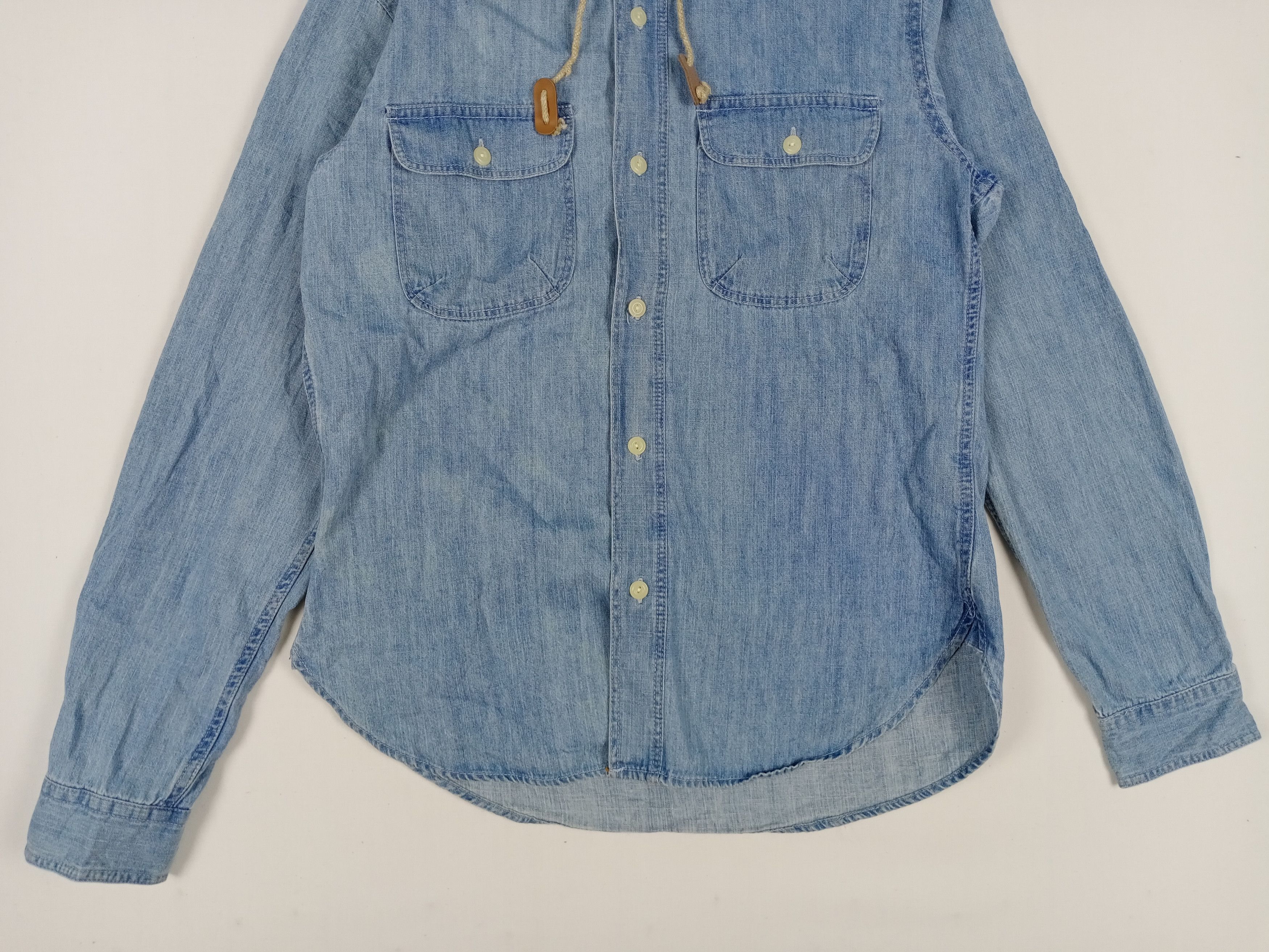 Global Work × Japanese Brand × Vintage Vintage Global Work Hoodie Western Cowboy T-shirt Size US M / EU 48-50 / 2 - 11 Thumbnail