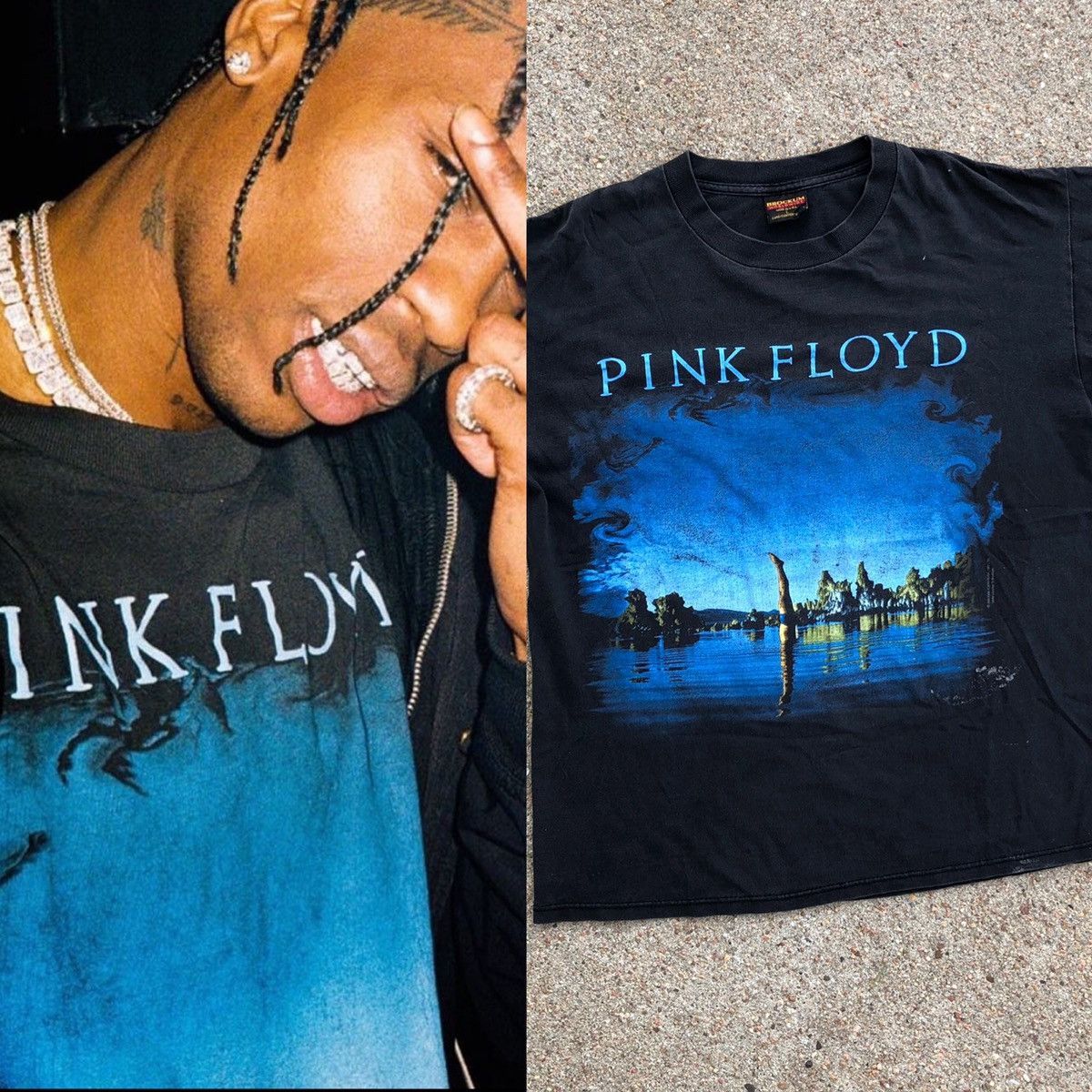 トラビススコット 着用 Pink Floyd Tee ピンク フロイド Tシャツこちらから是非