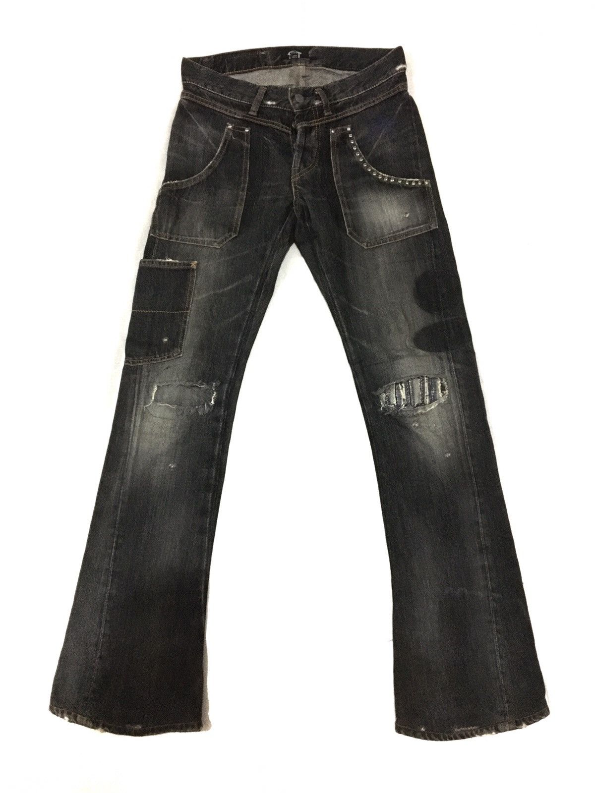 Hysteric Glamour SS06 Sample Distressed Scab Denim | Grailed