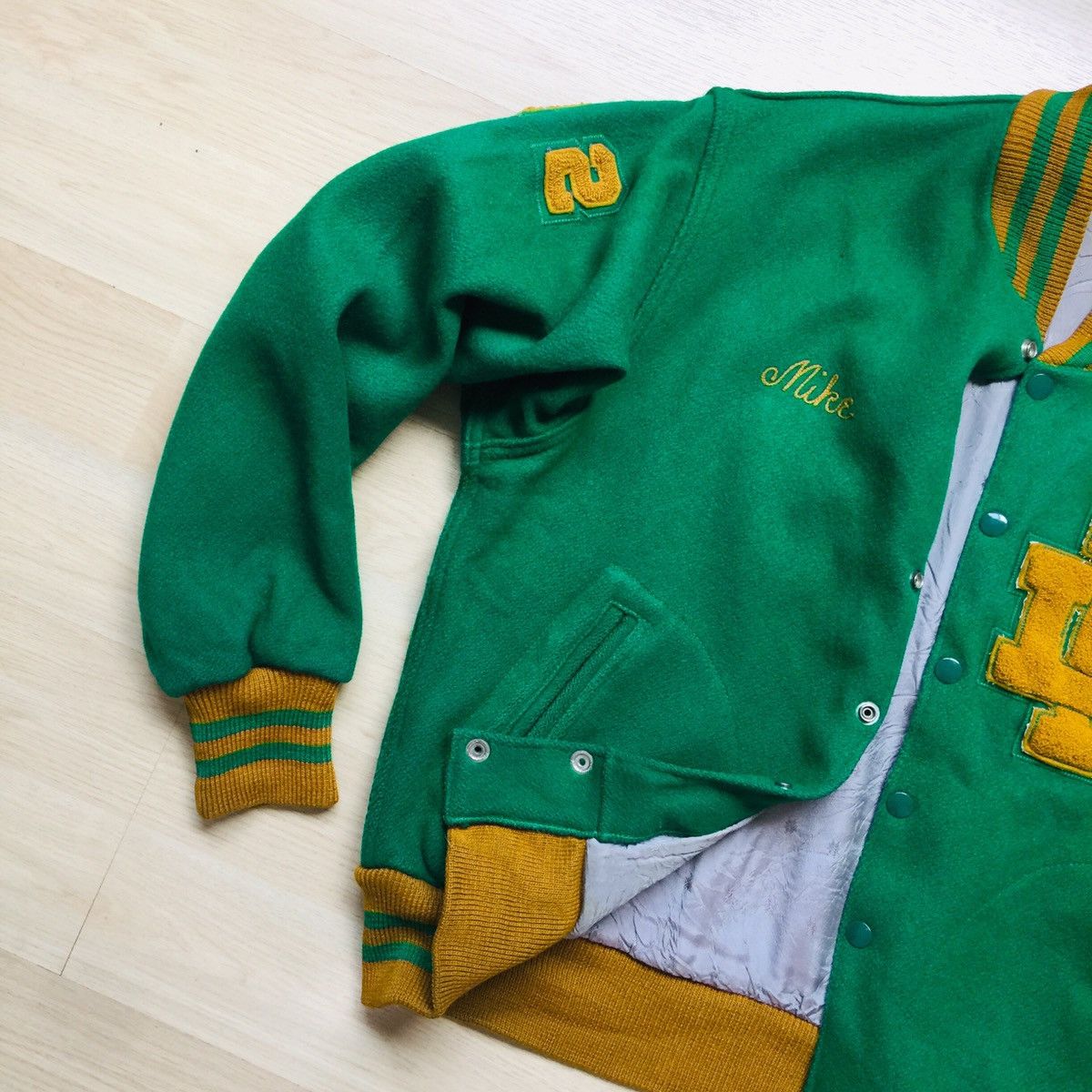 Vintage Vintage Notre Dame Letterman Jacket Varsity Wool Patches Size US M / EU 48-50 / 2 - 3 Thumbnail
