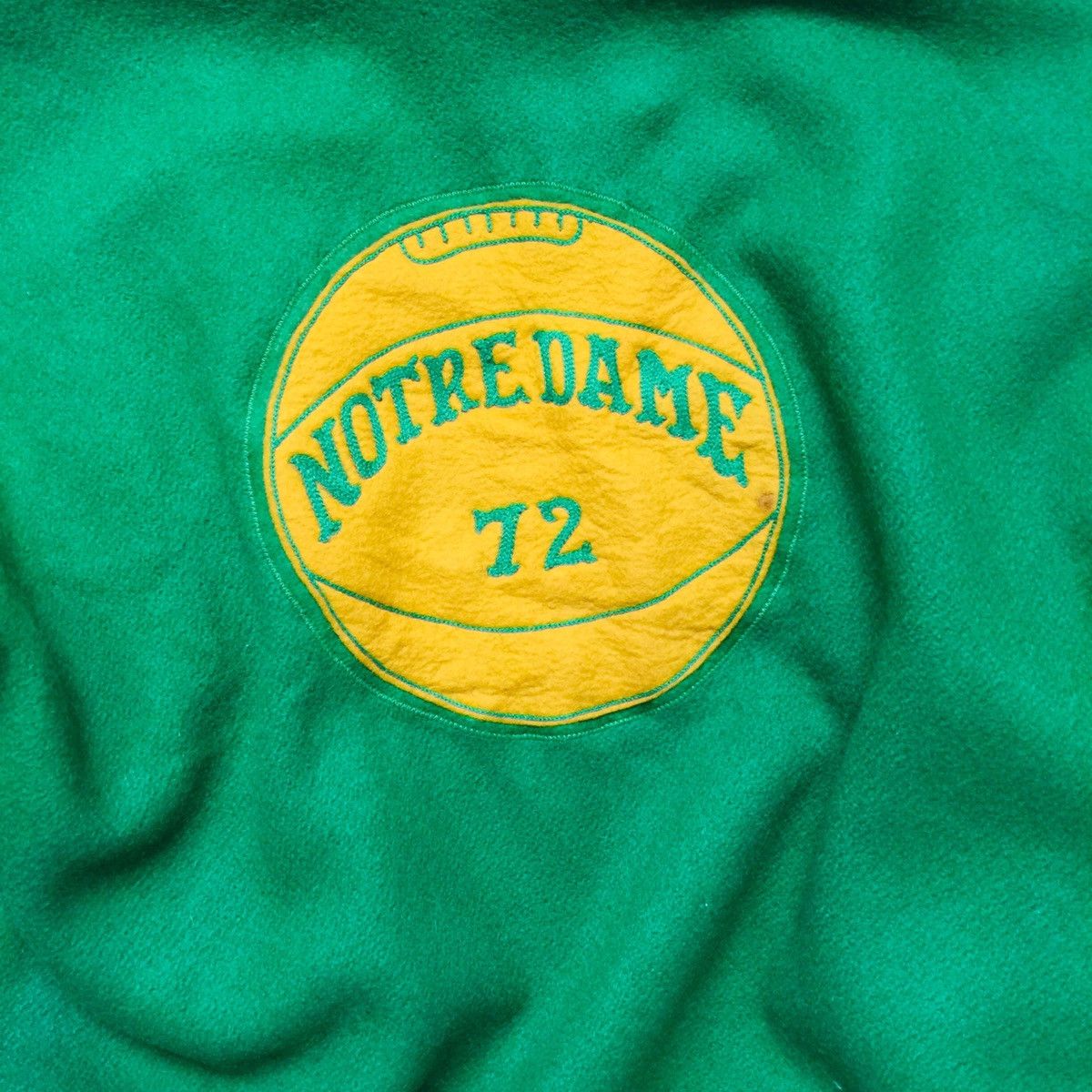 Vintage Vintage Notre Dame Letterman Jacket Varsity Wool Patches Size US M / EU 48-50 / 2 - 11 Thumbnail