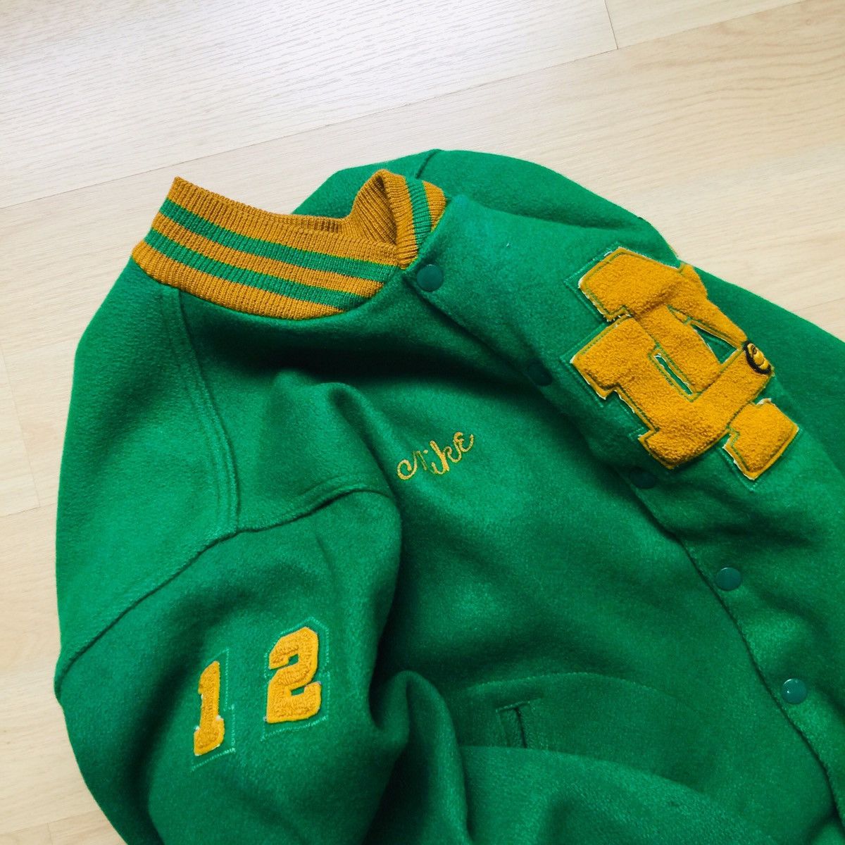 Vintage Vintage Notre Dame Letterman Jacket Varsity Wool Patches Size US M / EU 48-50 / 2 - 20 Thumbnail