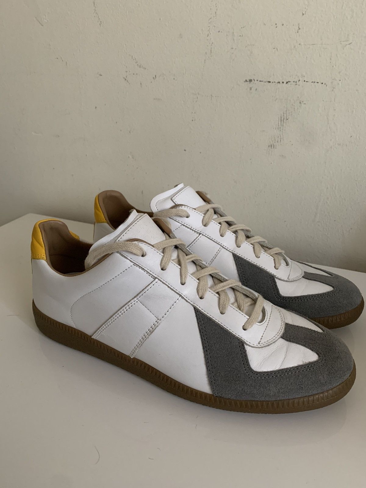MAISON MARGIELA 
ナンバー ロゴ シルバー スリムブレスレット Replica low trainers Maison Martin Margiela Black size 42 IT
