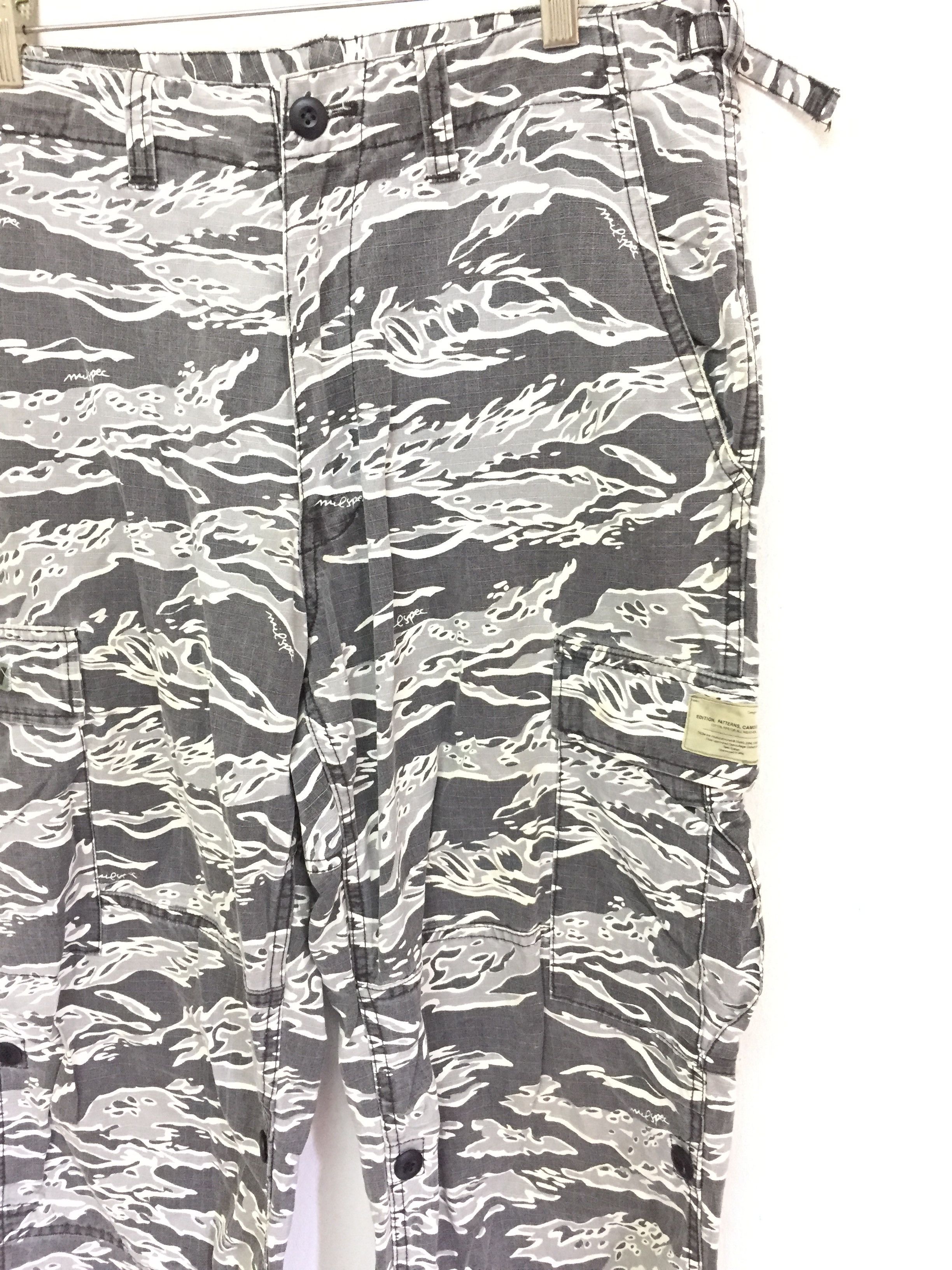 Wtaps 2001 tiger stripe Tactical ristop Cargo Drawstring hem Size US 32 / EU 48 - 5 Thumbnail