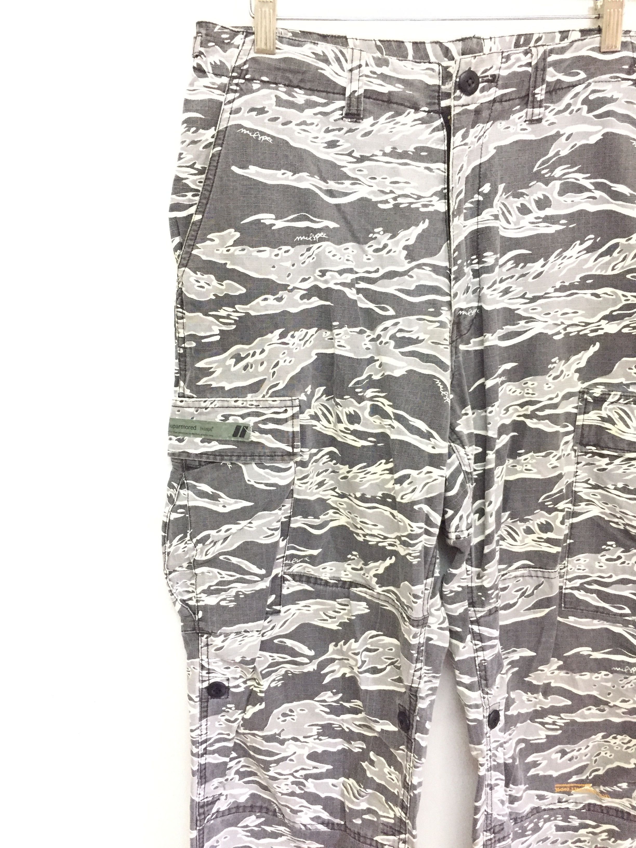 Wtaps 2001 tiger stripe Tactical ristop Cargo Drawstring hem Size US 32 / EU 48 - 6 Thumbnail