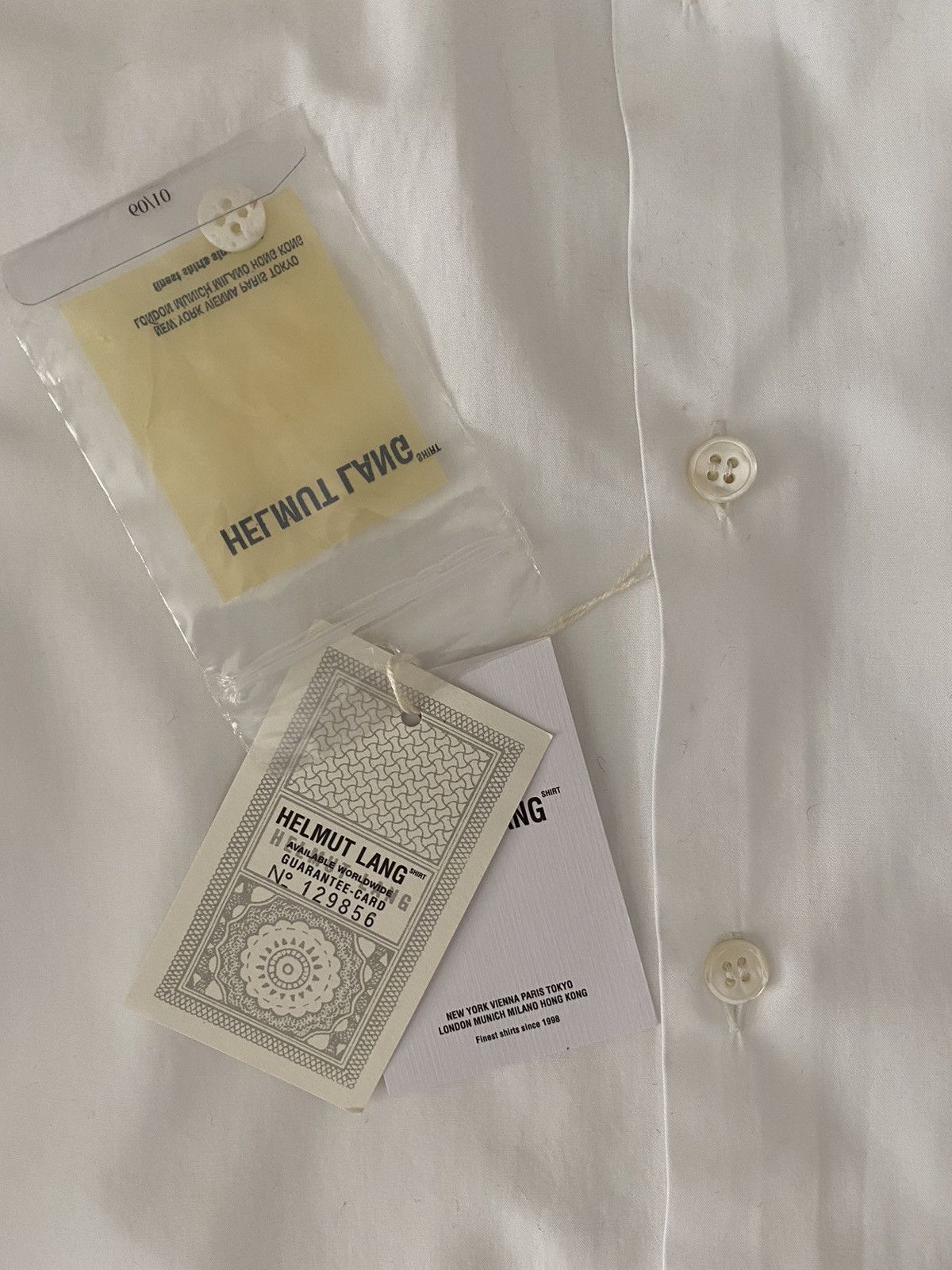 Helmut Lang Vintage Helmut Lang French cuffed buttoned shirt (SS2001) Size US XS / EU 42 / 0 - 4 Thumbnail