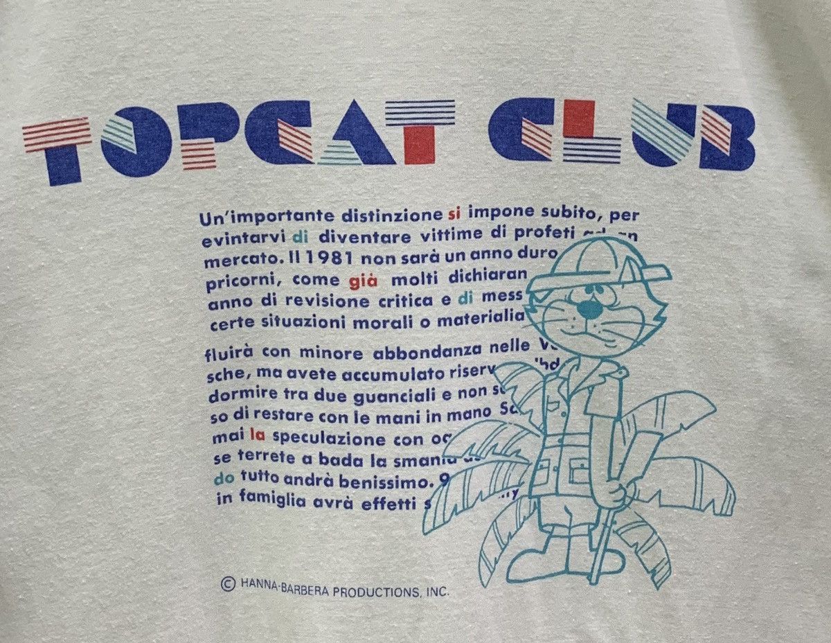 Cartoon Network Vintage 80s Topcat Club By Hanna Barbera Animated Sitcom Size US S / EU 44-46 / 1 - 4 Thumbnail