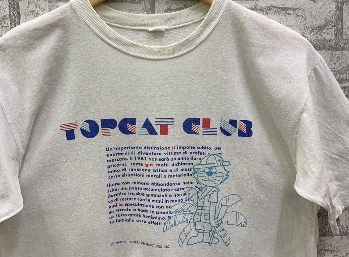 Cartoon Network Vintage 80s Topcat Club By Hanna Barbera Animated Sitcom Size US S / EU 44-46 / 1 - 3 Thumbnail