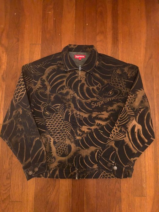 Supreme Waves Work Jacket Size Small | Grailed