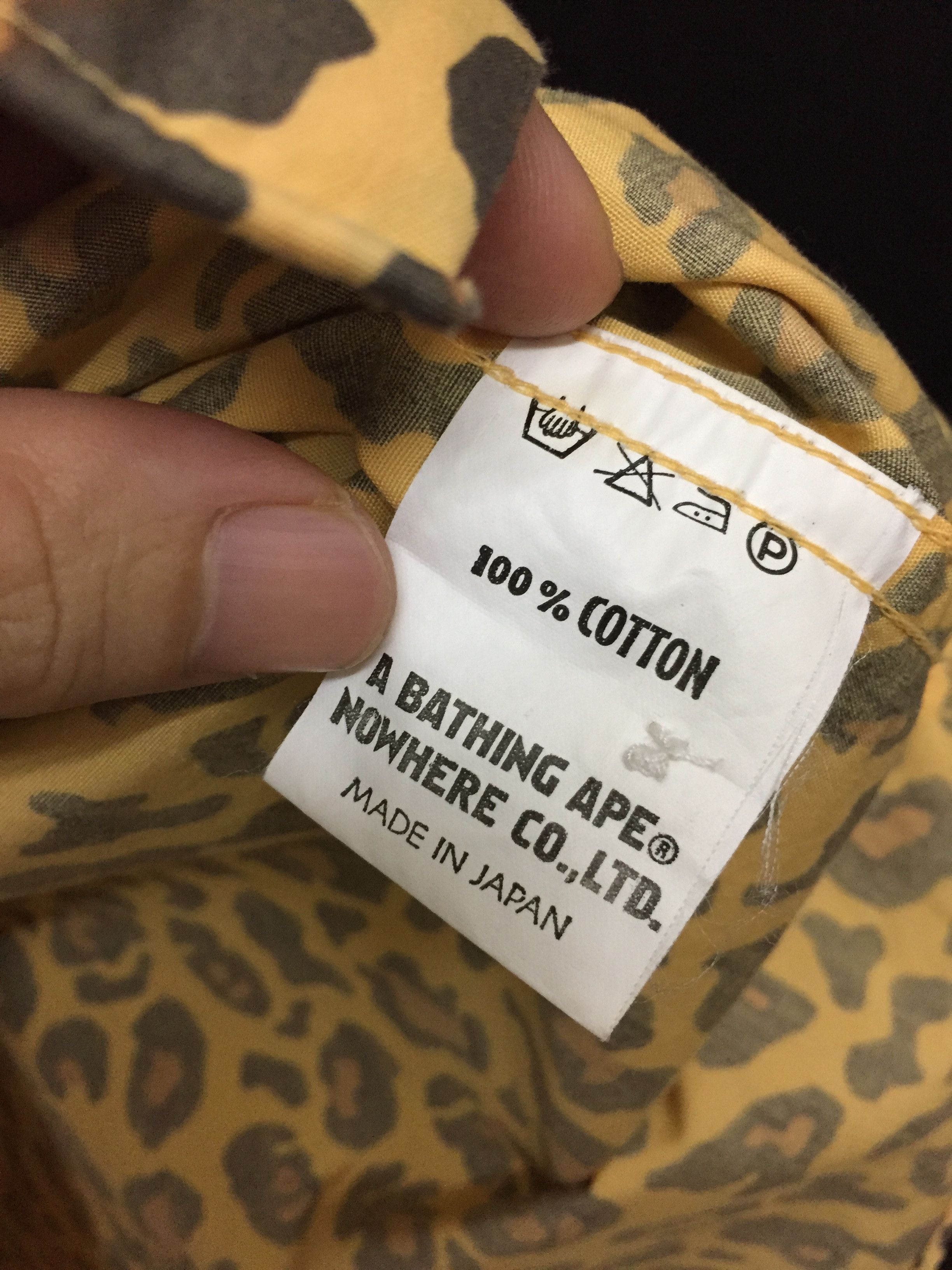 SS2000 Bape Custom Animal Leopard monkey Camo