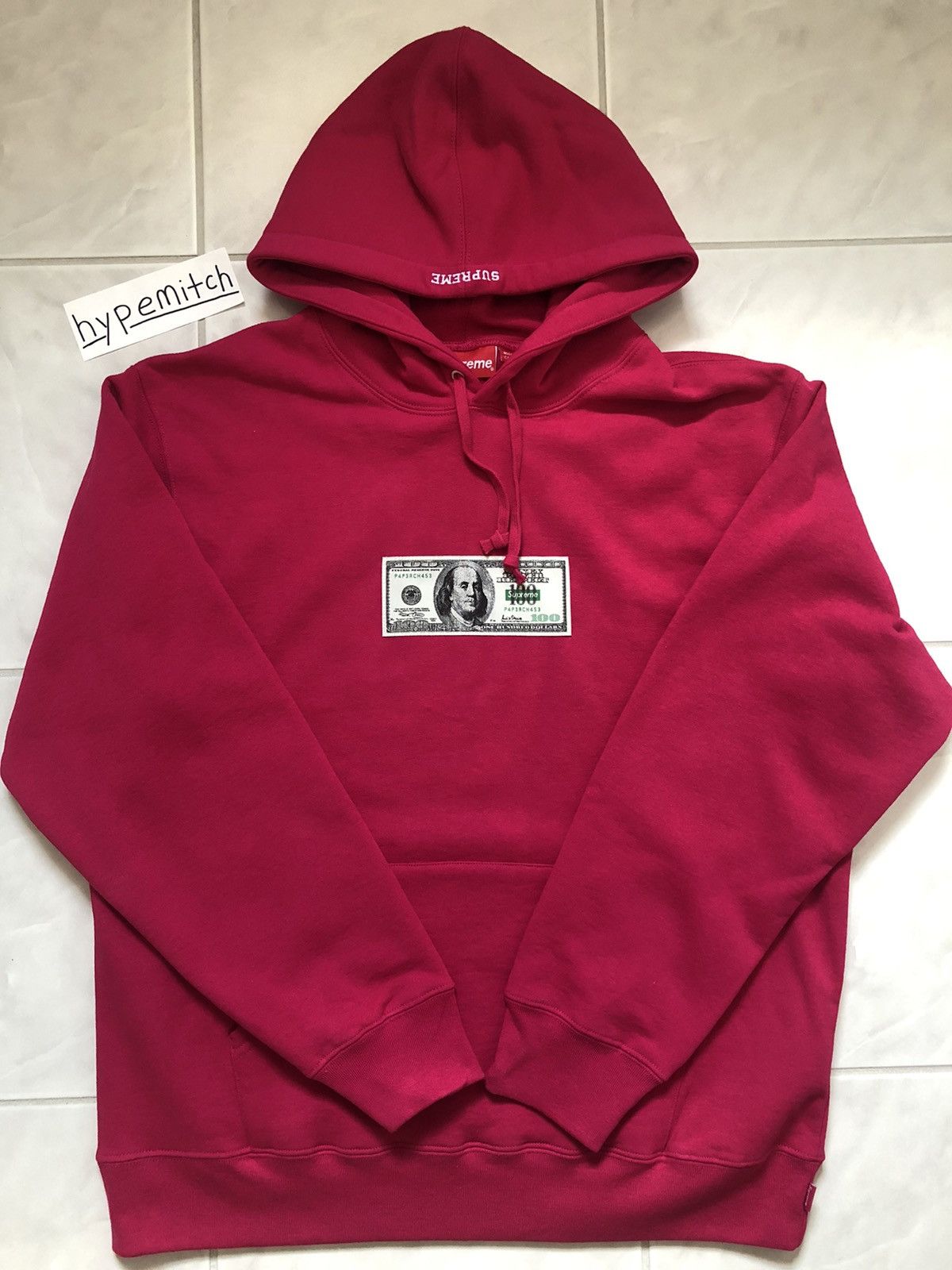 Supreme Supreme Franklin Hooded Sweatshirt Fuchsia L | Grailed