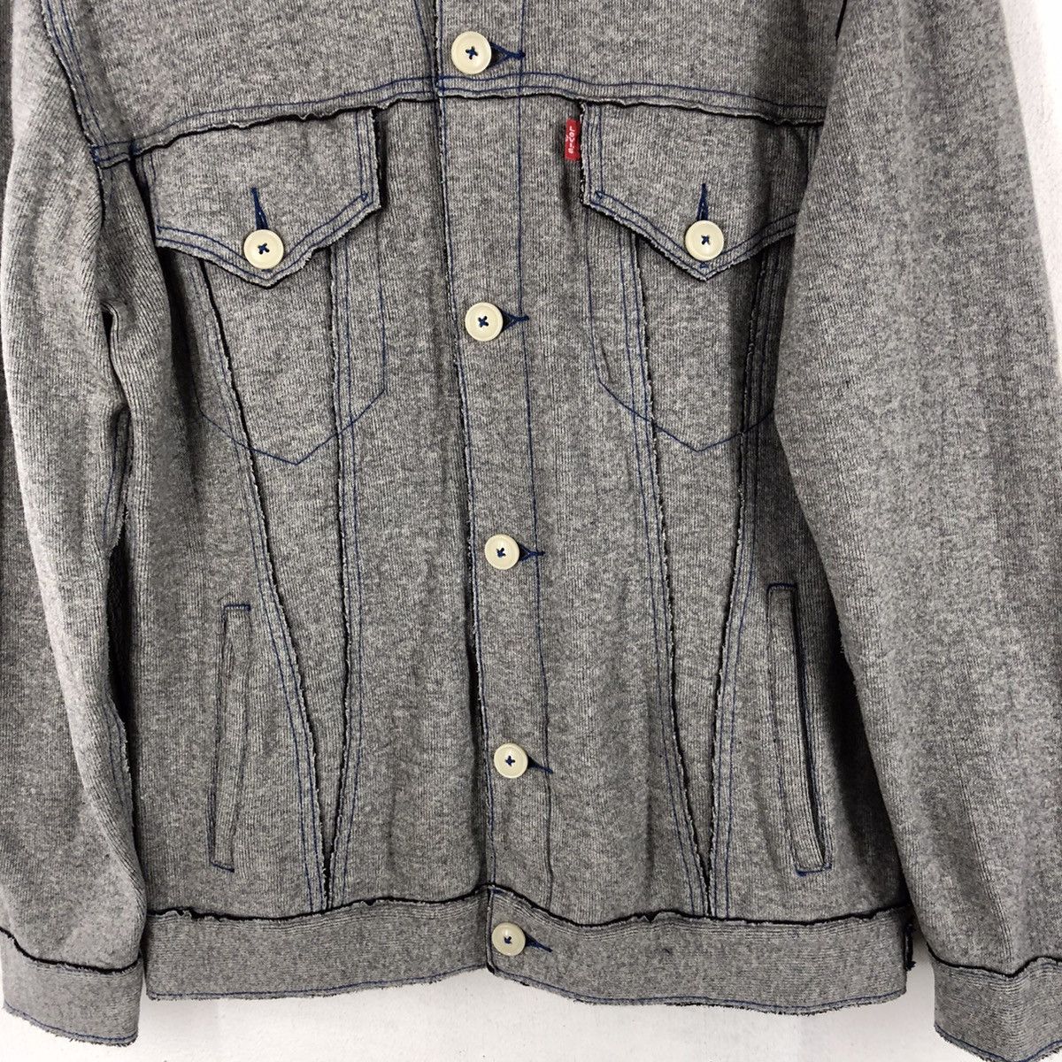 Levi's Made & Crafted 🔥VINTAGE LEVI'S WOOL TRUCKER MOTO JACKET Size US L / EU 52-54 / 3 - 6 Thumbnail