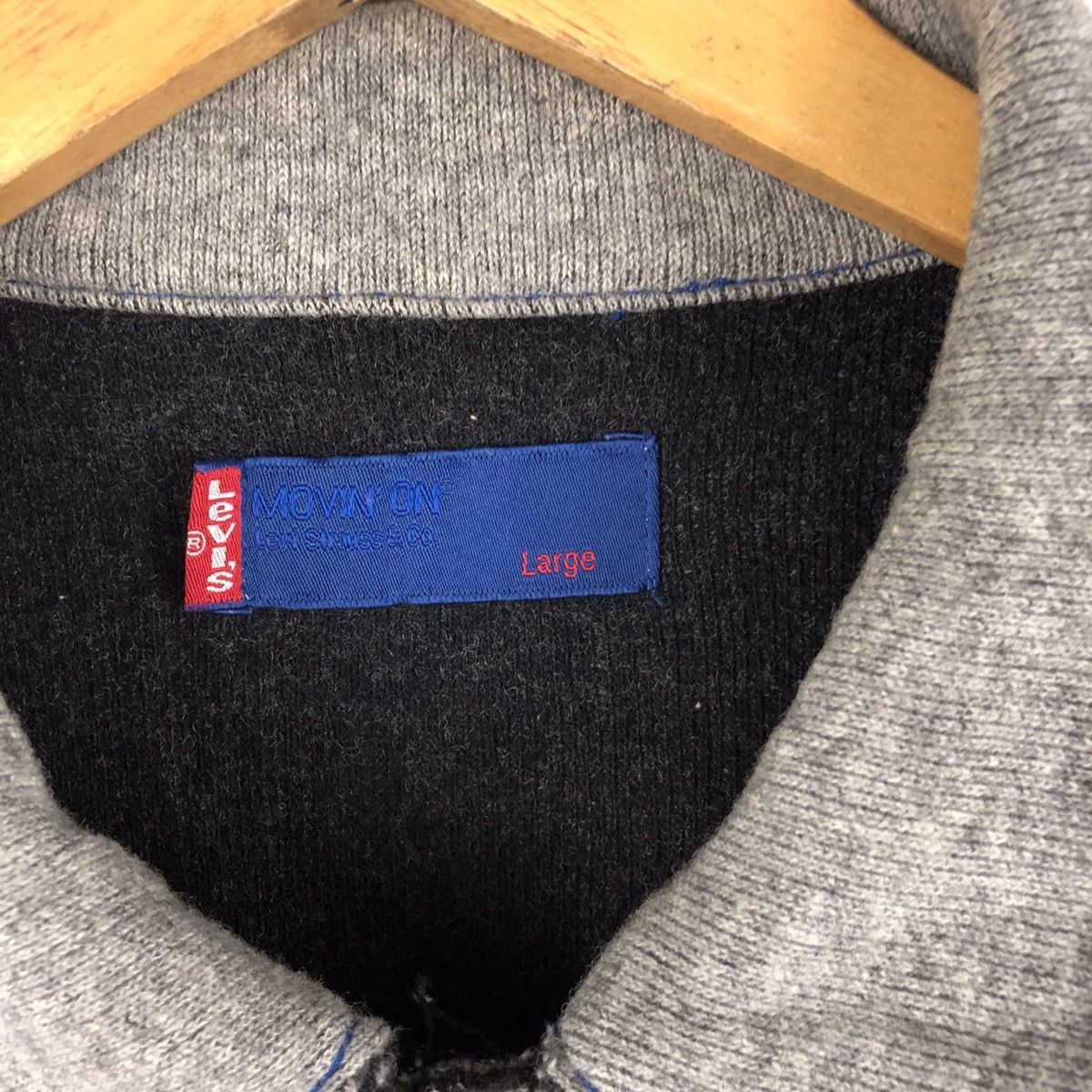 Levi's Made & Crafted 🔥VINTAGE LEVI'S WOOL TRUCKER MOTO JACKET Size US L / EU 52-54 / 3 - 8 Thumbnail