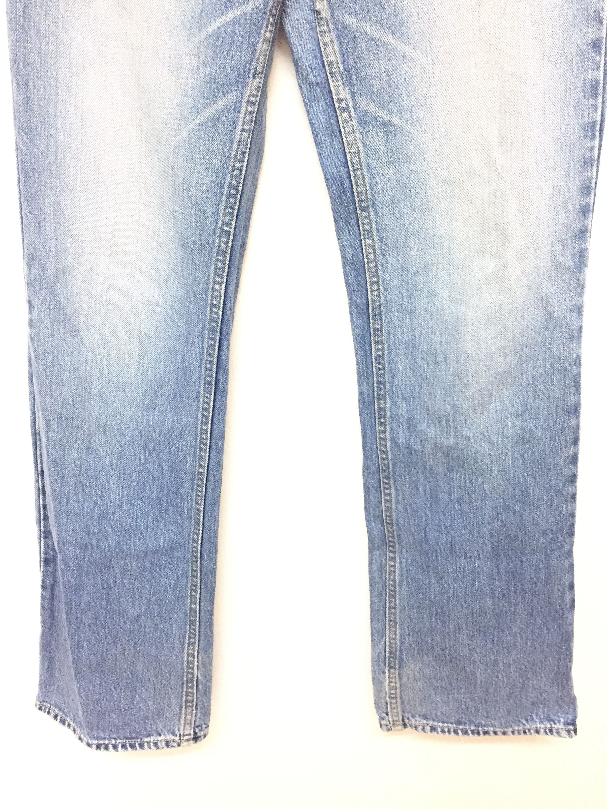 Blue Blue Japan velcro straps Back pocket Wash denim Size US 29 - 9 Thumbnail