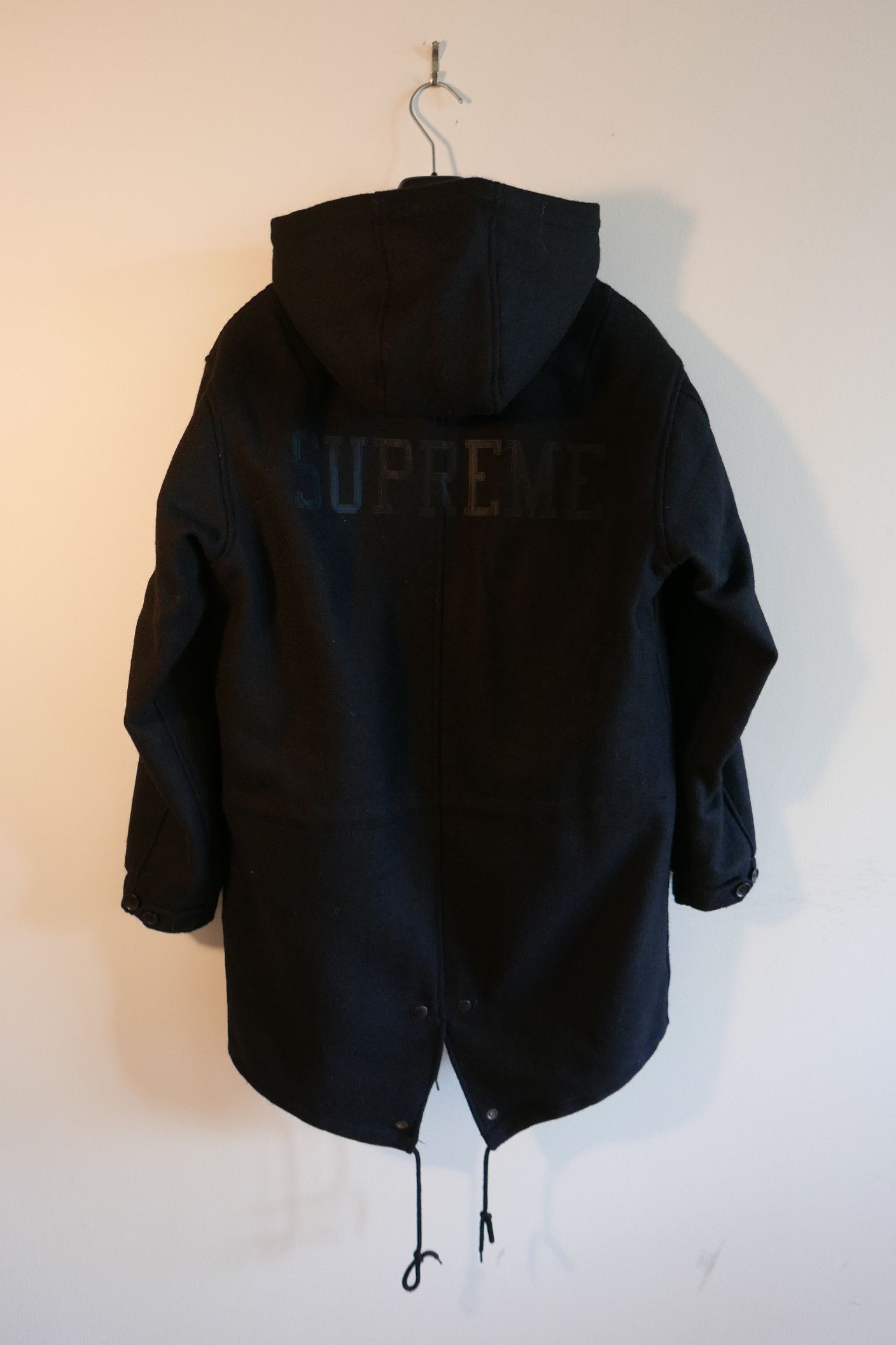 Supreme Wool Fishtail Parka Harris Tweed