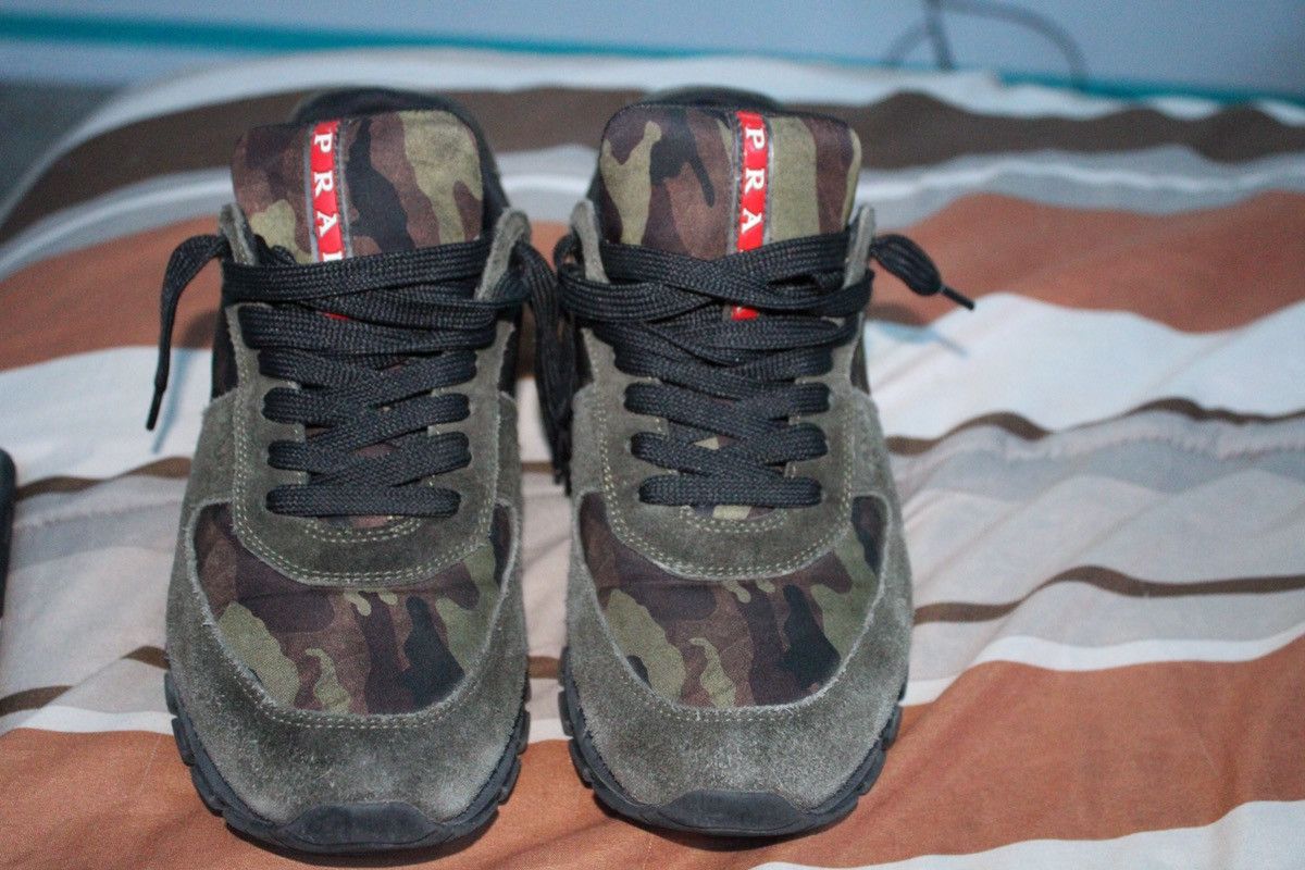 Prada prada camouflage sneakers Grailed