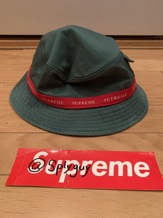 通販価格 Supreme Jacquard Logo Taping Crusher M/L - 帽子