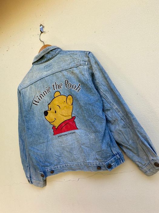 Vintage Vintage Denim Jacket Walt Disney Pooh Size M | Grailed