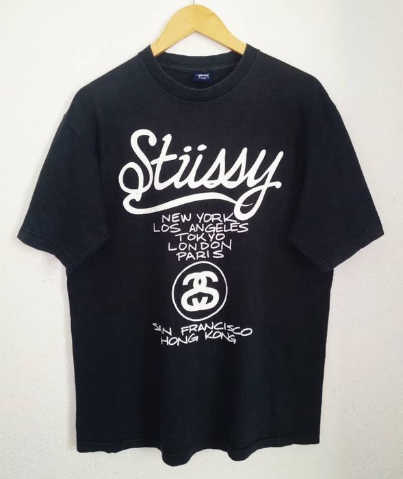 STUSSY RIDERS CUSTOMADE BORDEAUX T-SHIRT