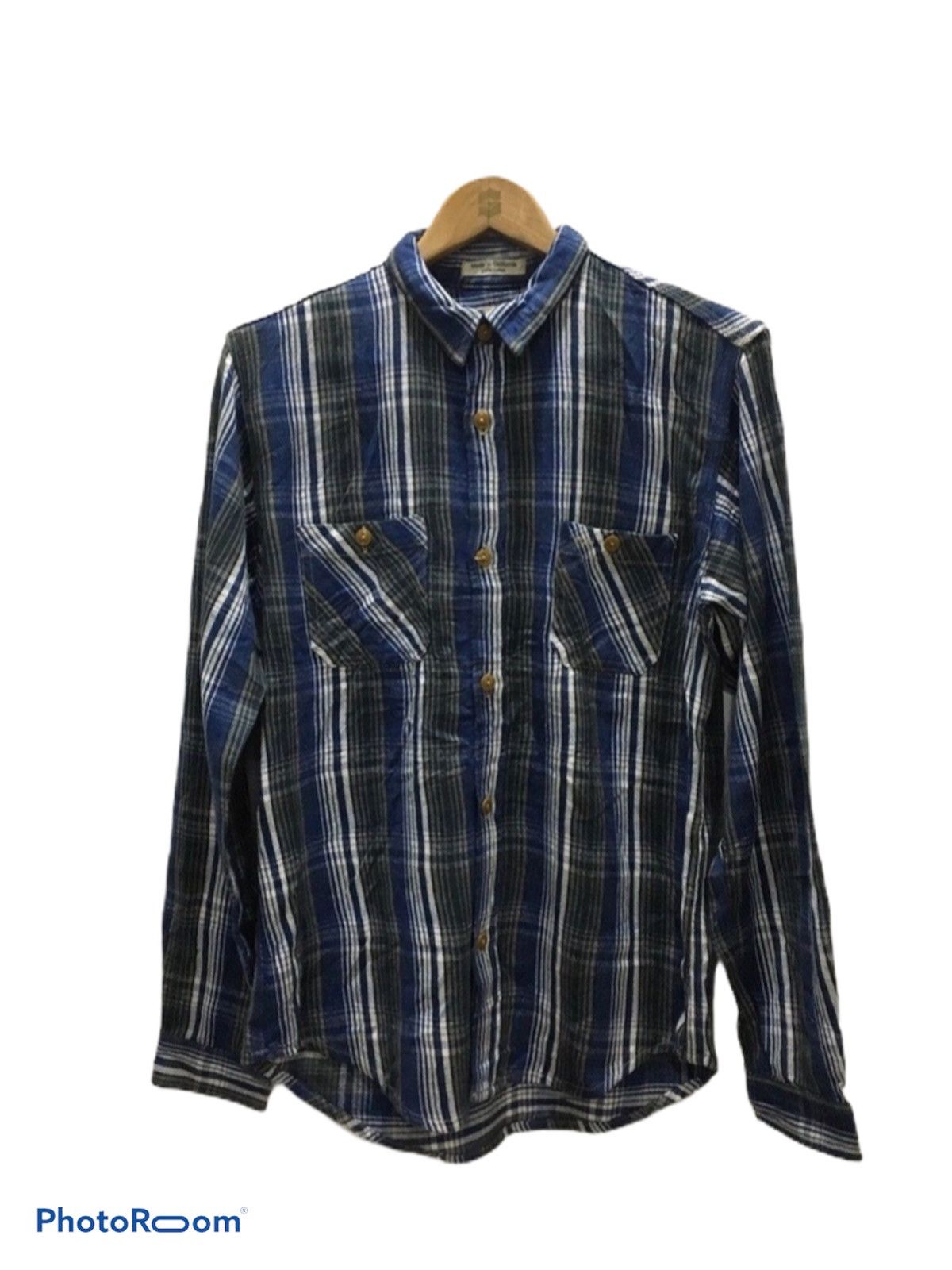 Sugar Cane Sugar Cane Double Pocket Plaid Tartan Size US M / EU 48-50 / 2 - 1 Thumbnail