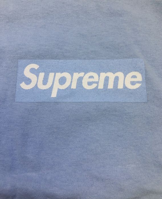 2003 Supreme Sky Blue Tonal Box Logo Tee