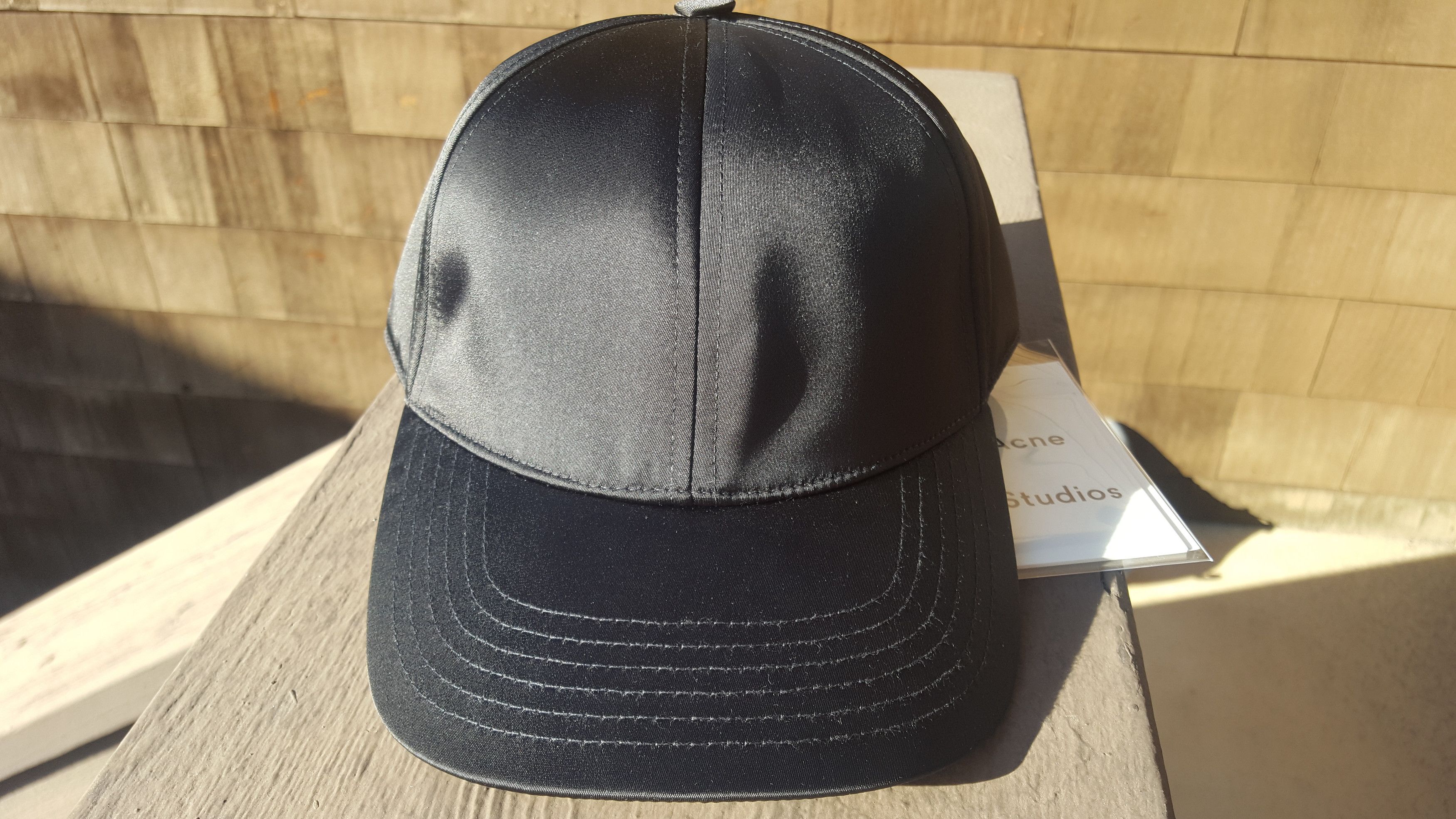 Acne Studios Camp Bomber Cap Black | Grailed