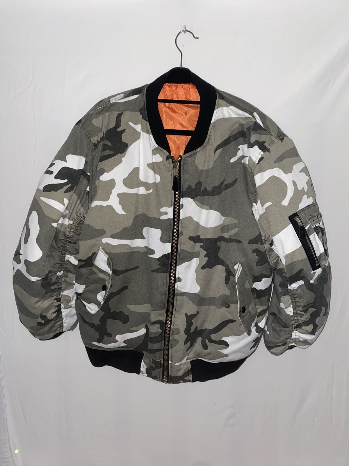 Bomber Jacket × Vintage RAF SIMONS “RIOT RIOT RIOT” BLANK
